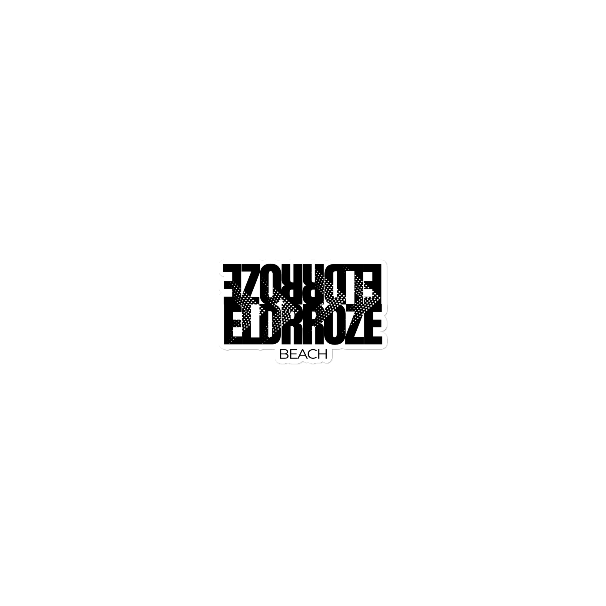 ELDRROZE Kicker Sticker Black