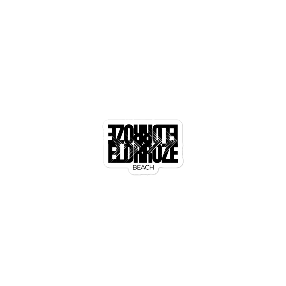 ELDRROZE Kicker Sticker Black