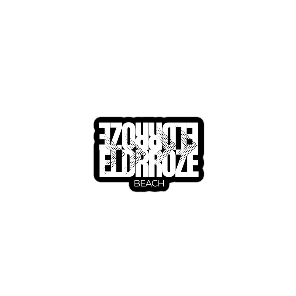 ELDRROZE Kicker Sticker White