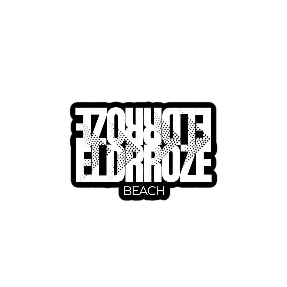 ELDRROZE Kicker Sticker White