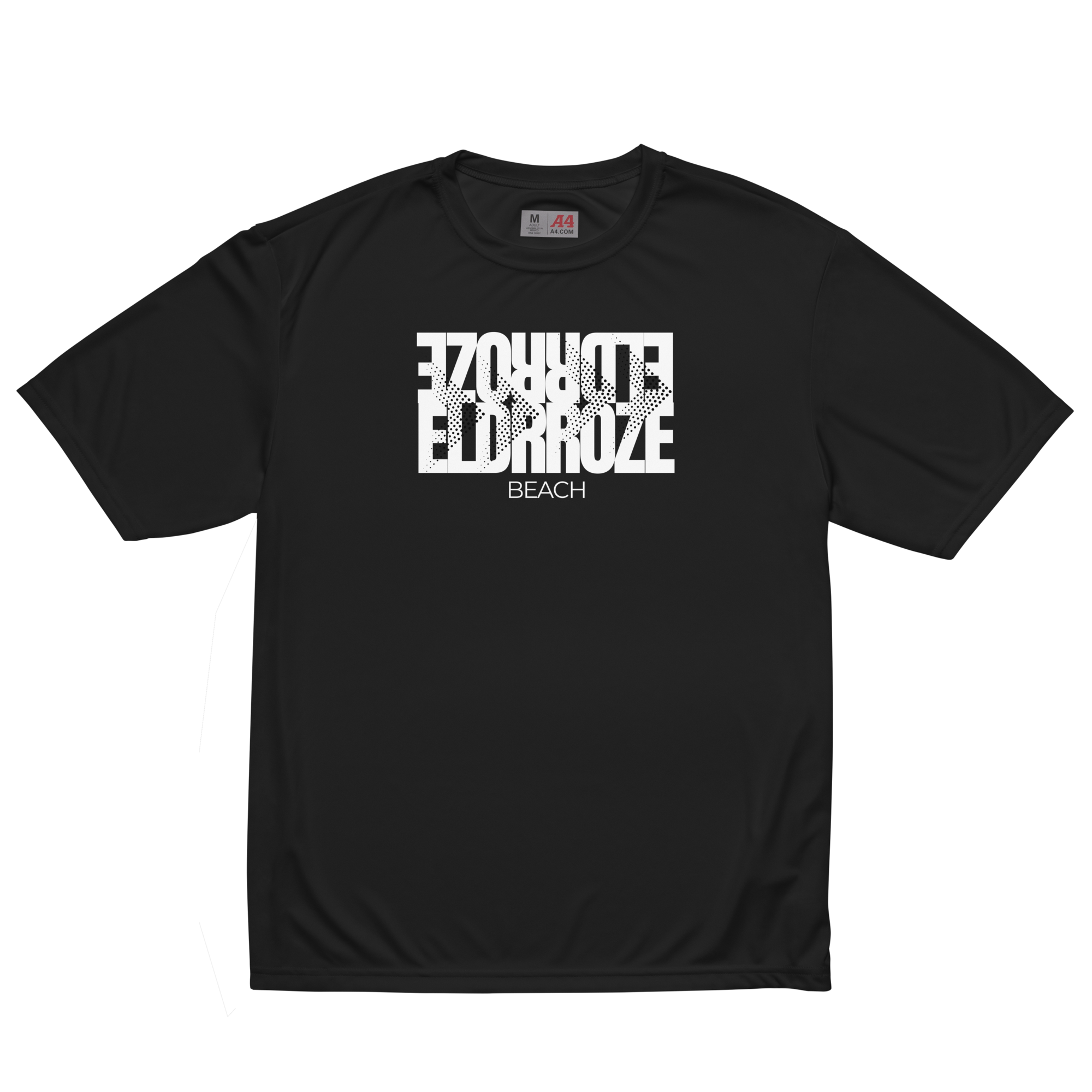 ELDRROZE Performance Running T-Shirt White Logo