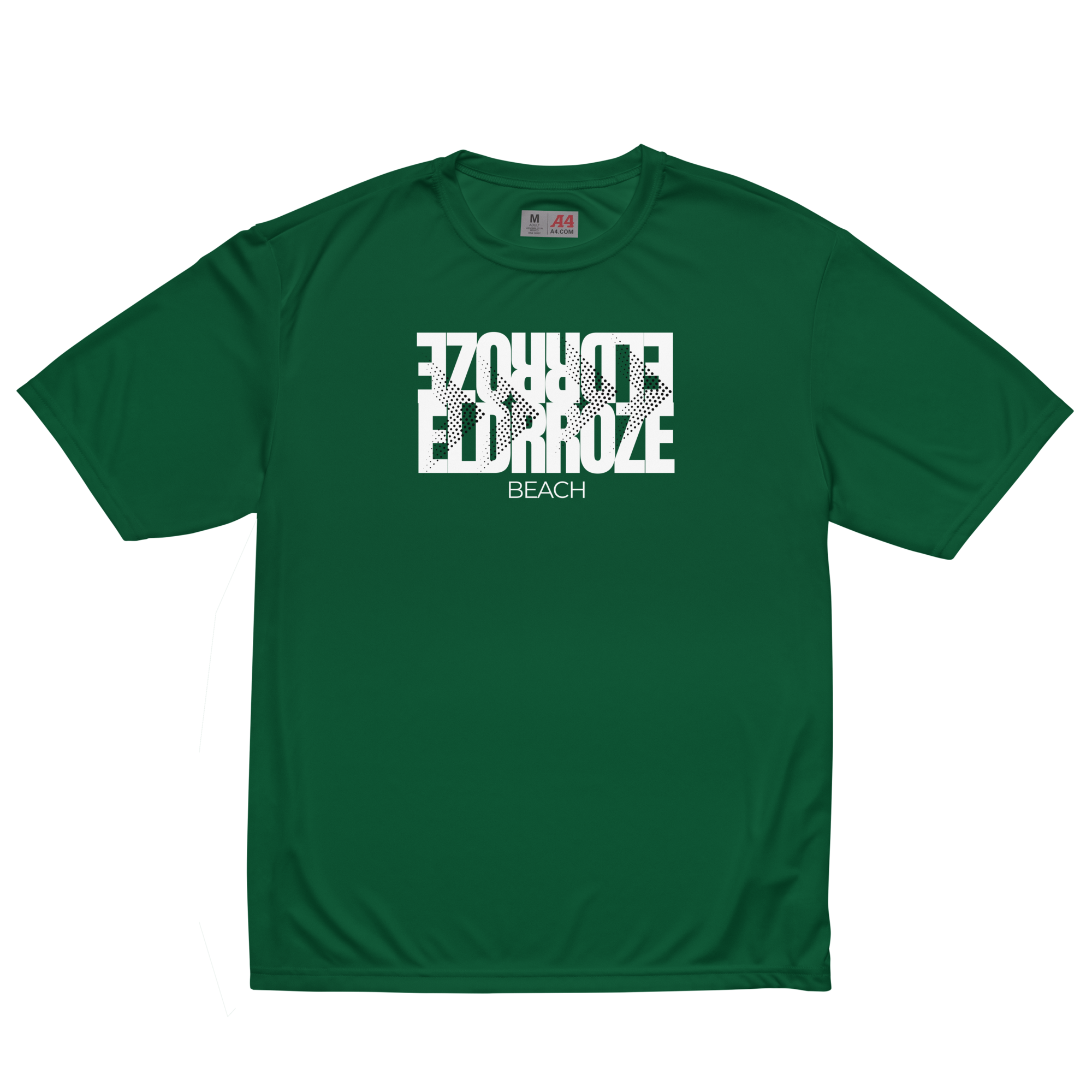 ELDRROZE Performance Running T-Shirt White Logo