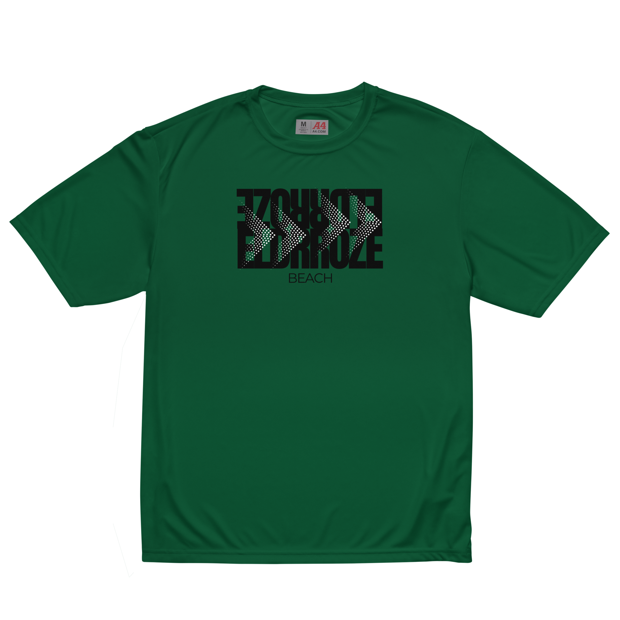 ELDRROZE Performance Running T-Shirt Black Logo