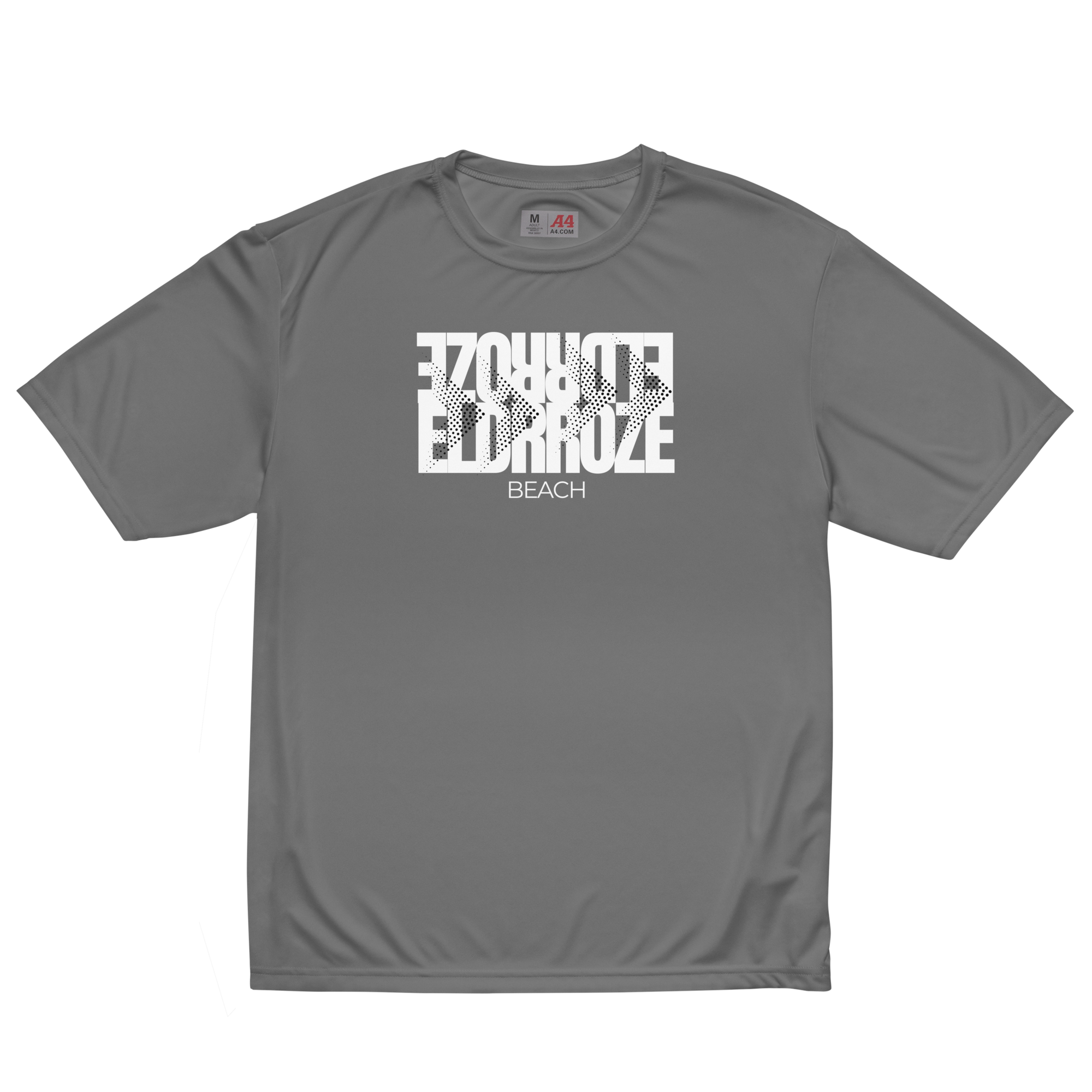 ELDRROZE Performance Running T-Shirt White Logo