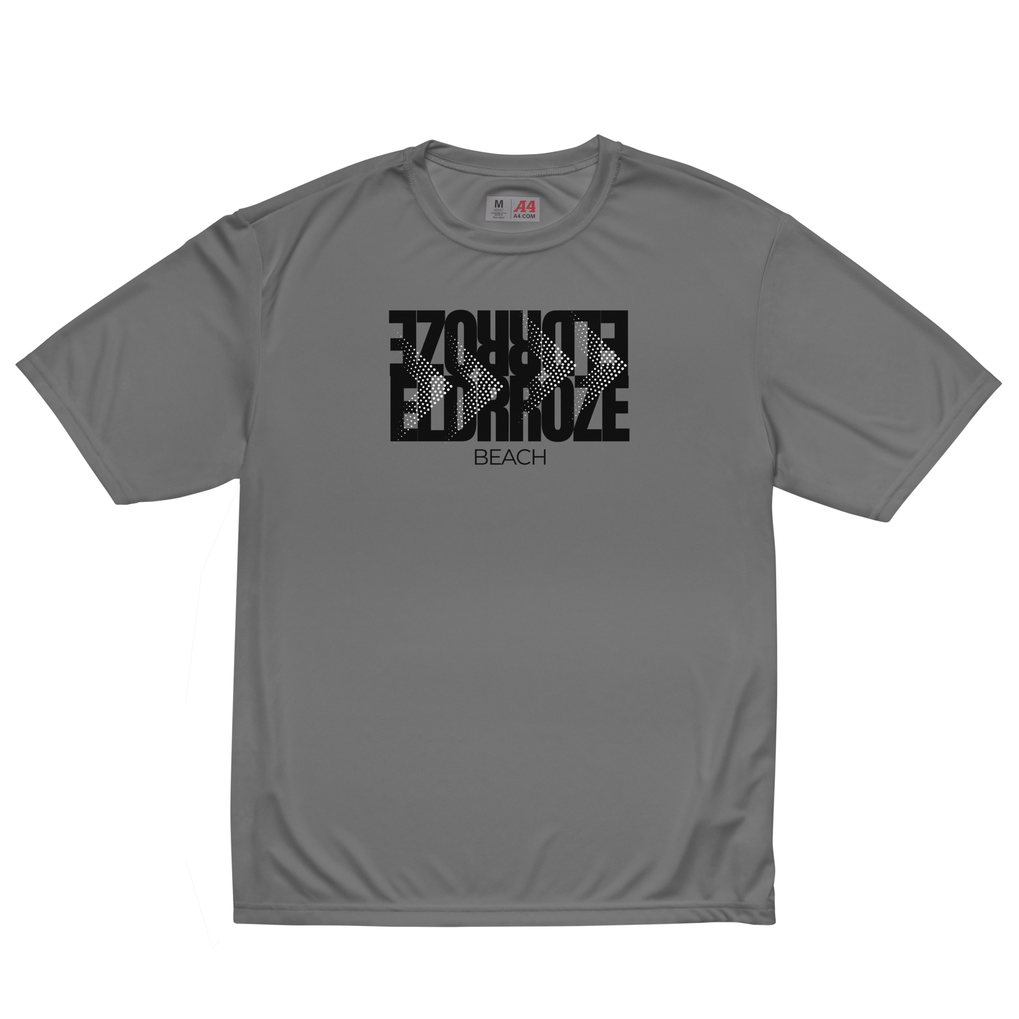 ELDRROZE Performance Running T-Shirt Black Logo