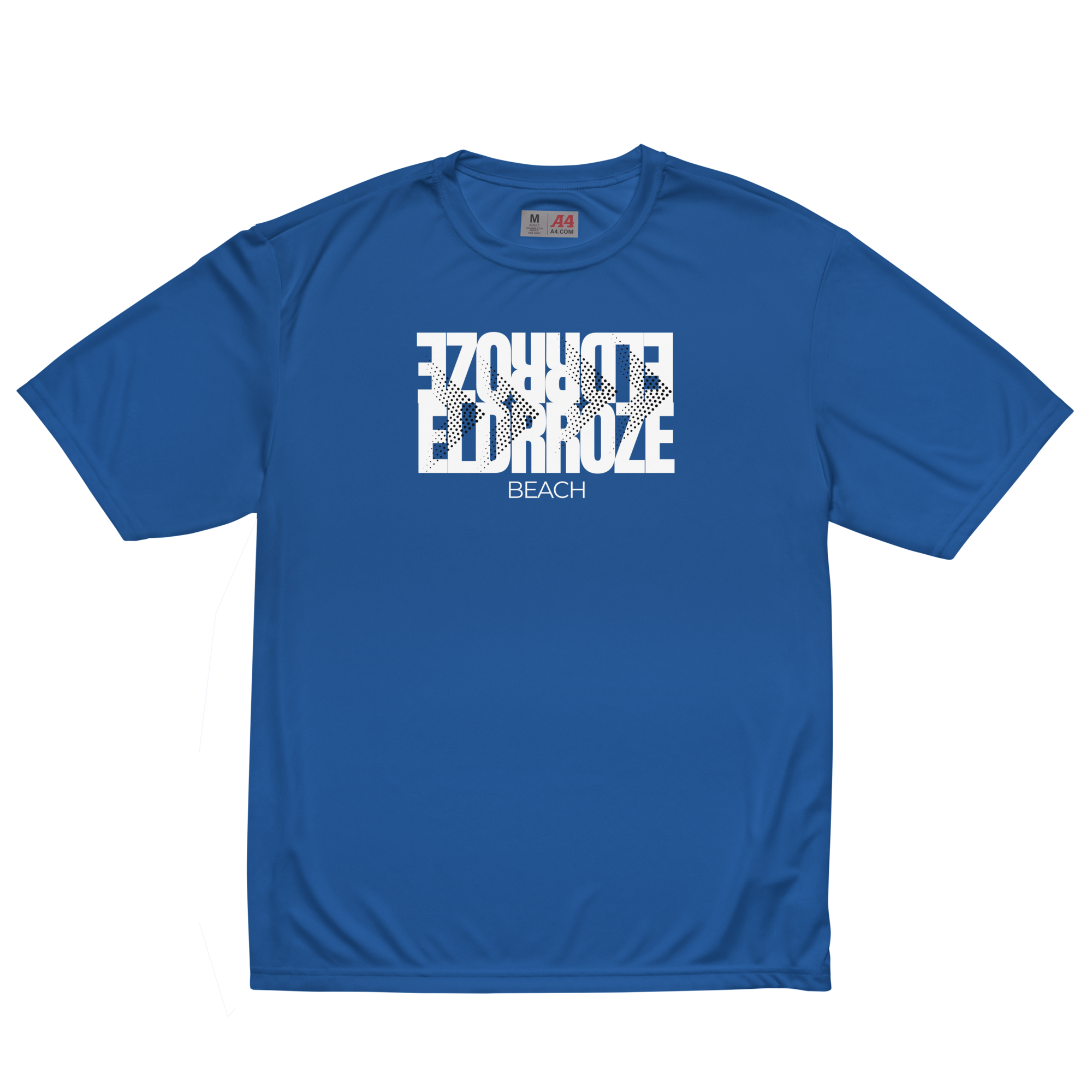 ELDRROZE Performance Running T-Shirt White Logo