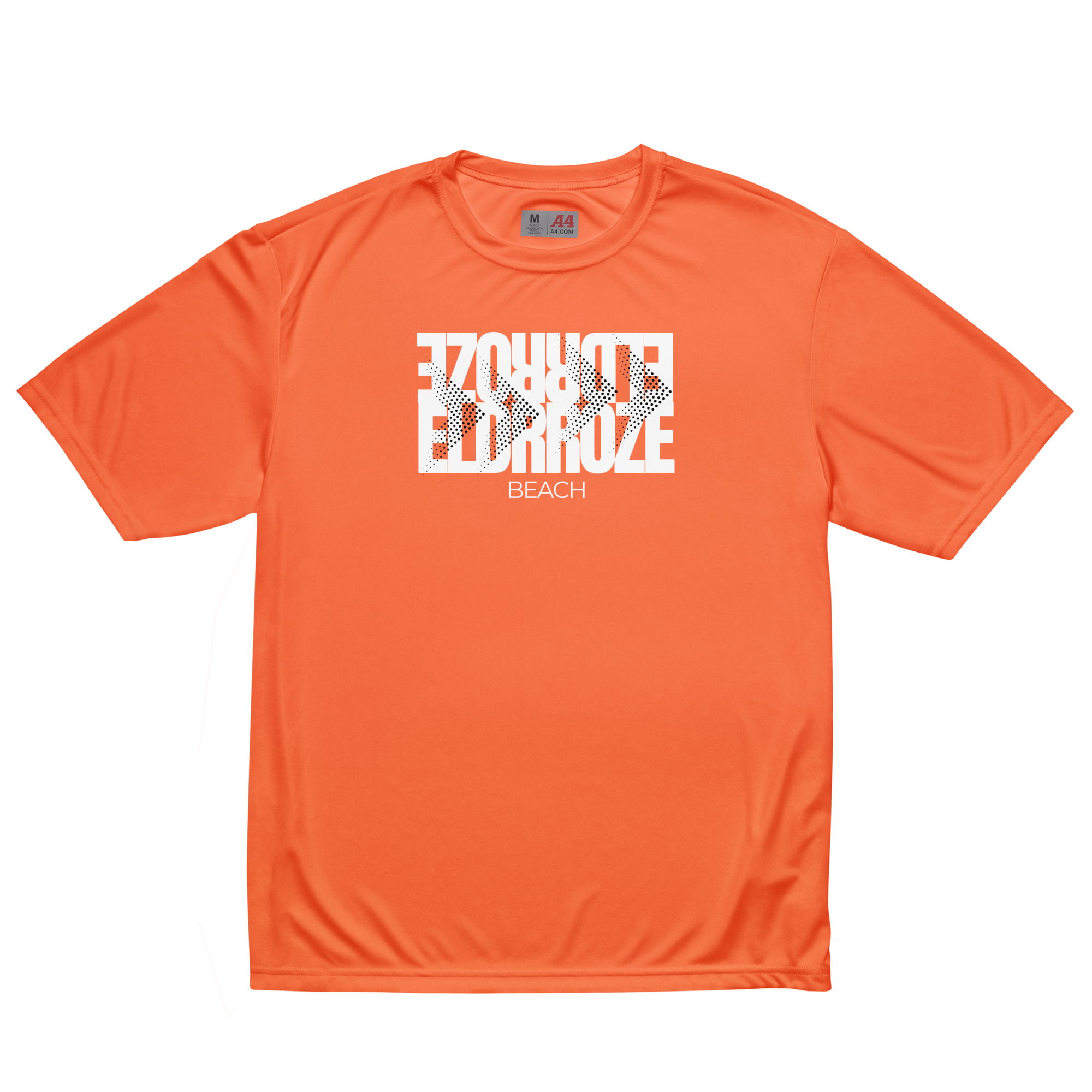 ELDRROZE Performance Running T-Shirt White Logo