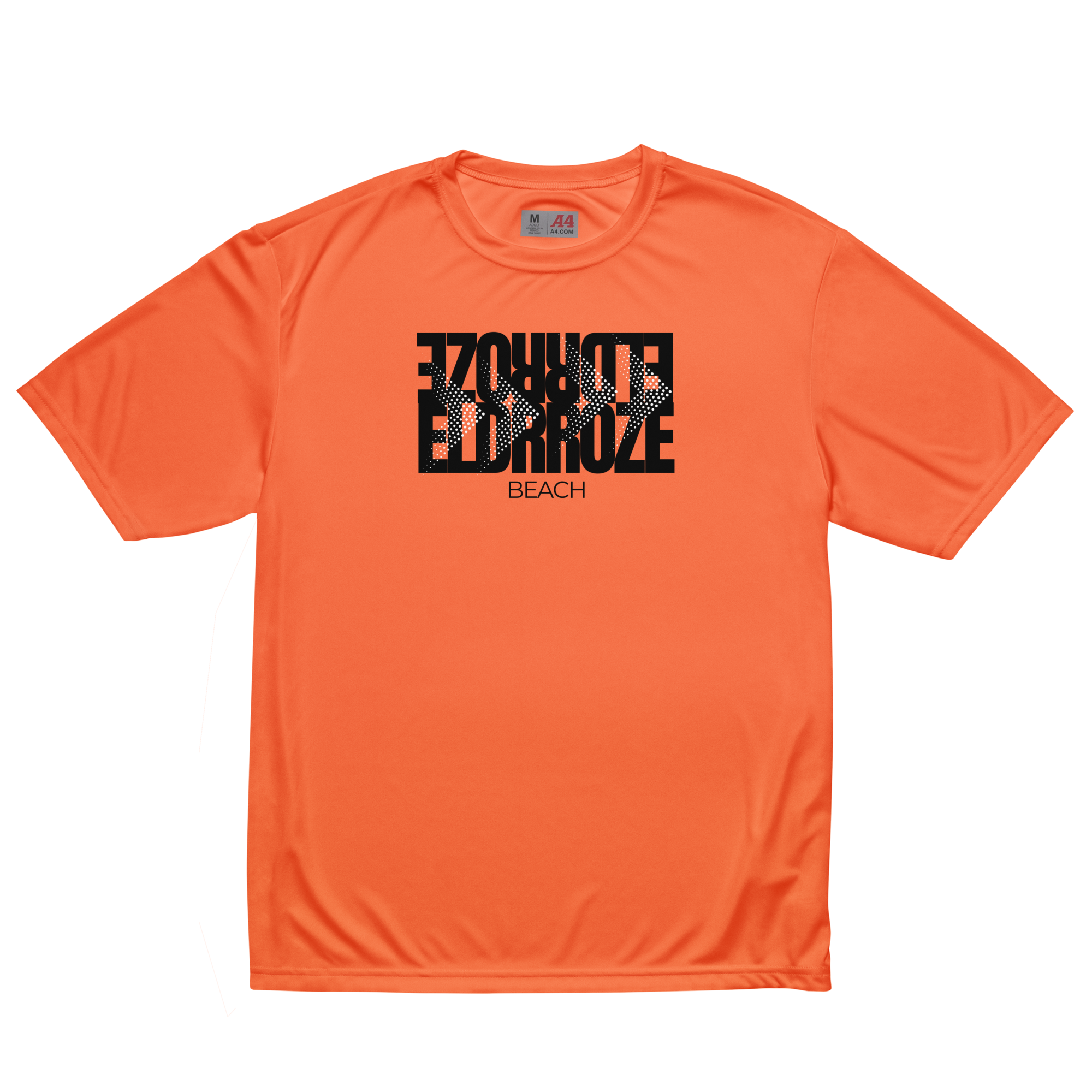 ELDRROZE Performance Running T-Shirt Black Logo