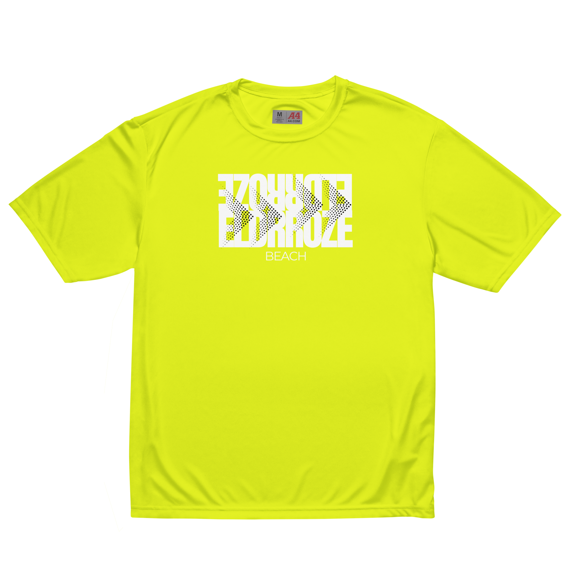 ELDRROZE Performance Running T-Shirt White Logo