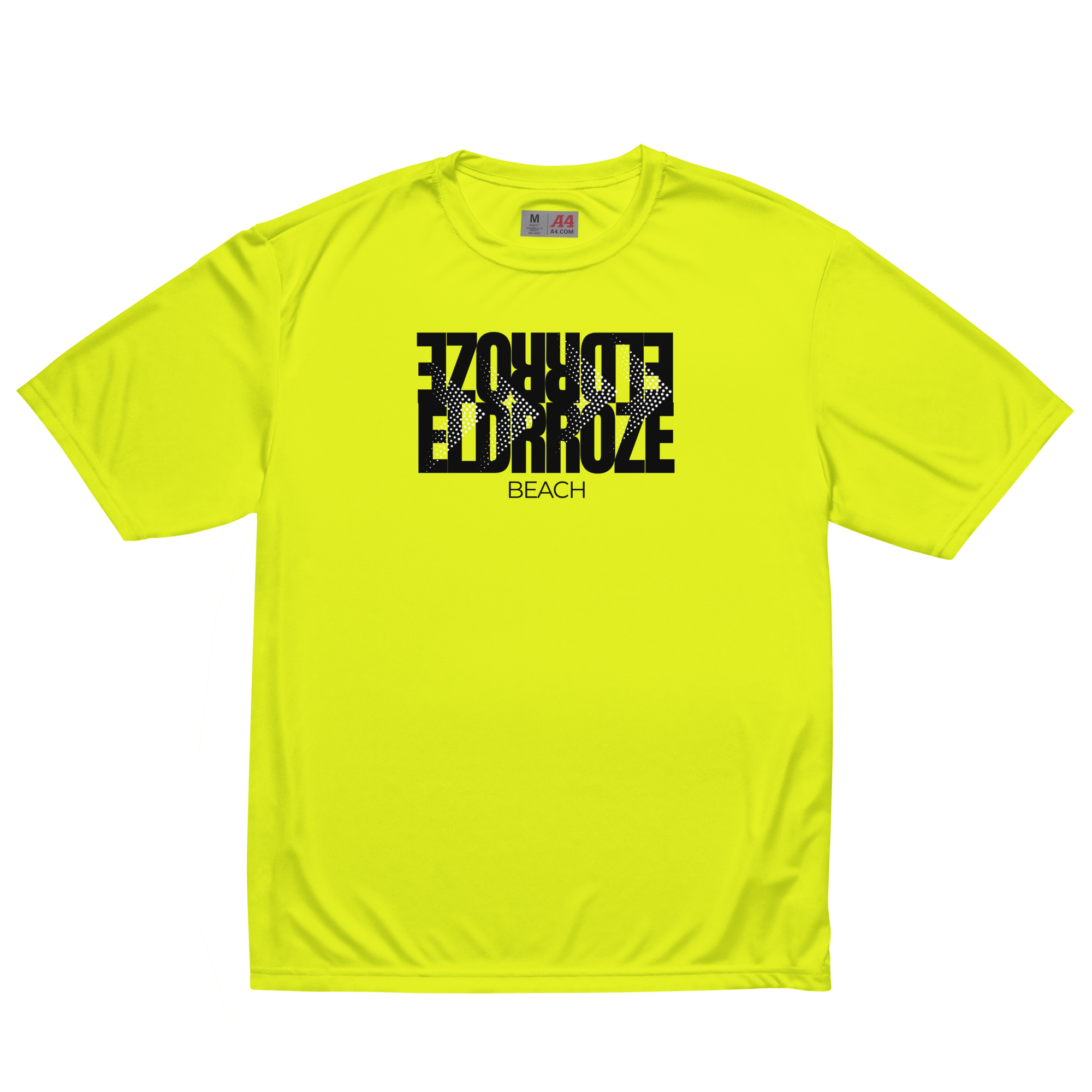 ELDRROZE Performance Running T-Shirt Black Logo