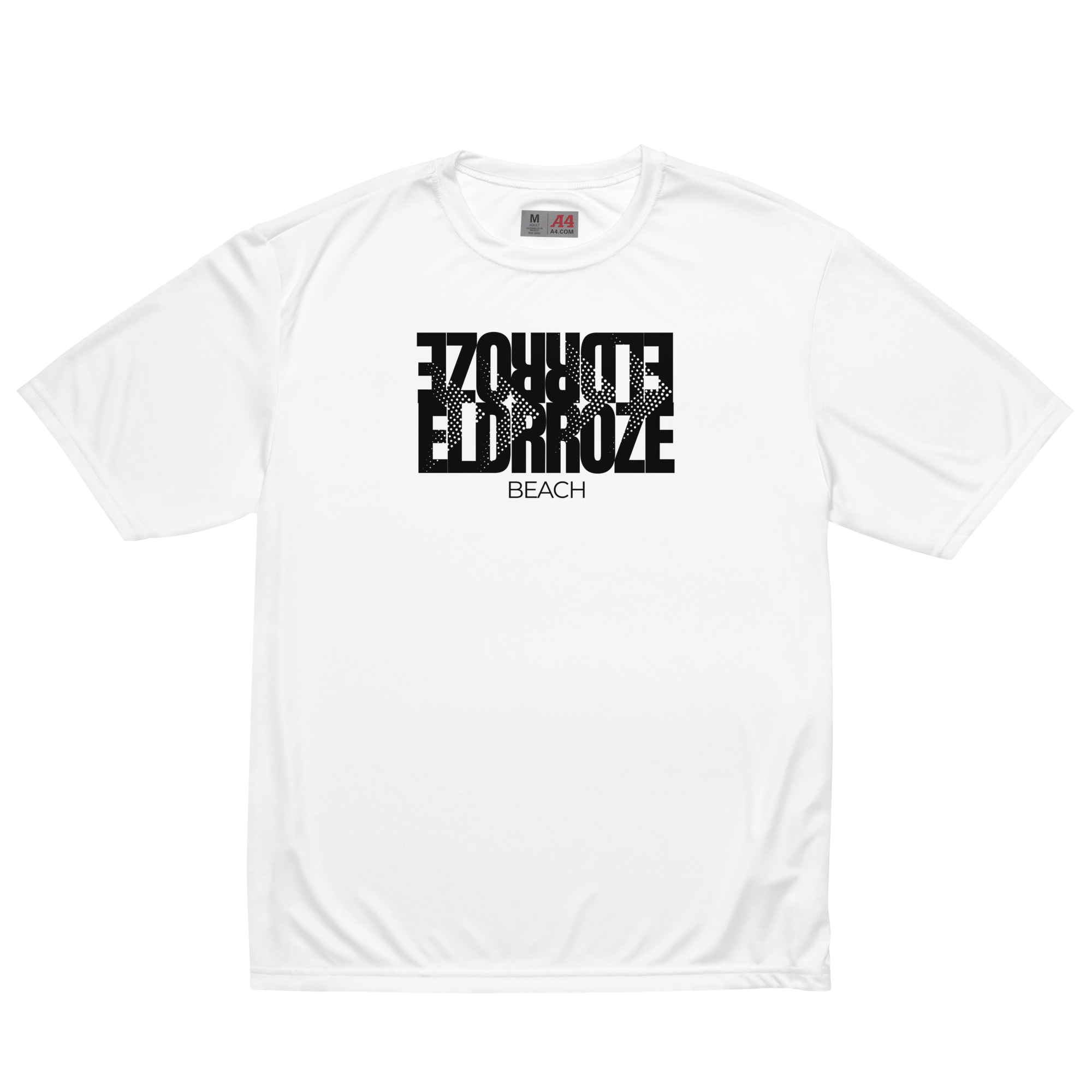 ELDRROZE Performance Running T-Shirt Black Logo