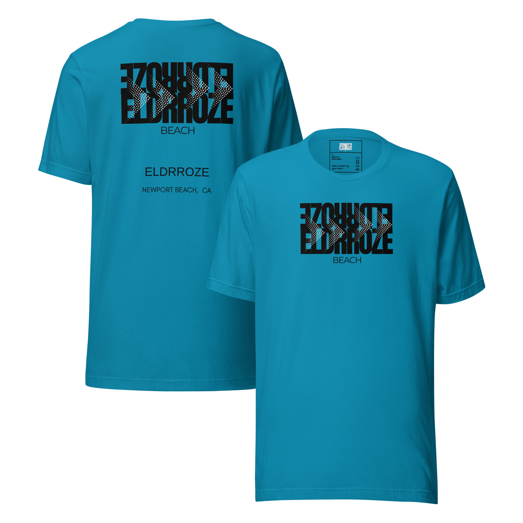 ELDRROZE Staple T Black Logo