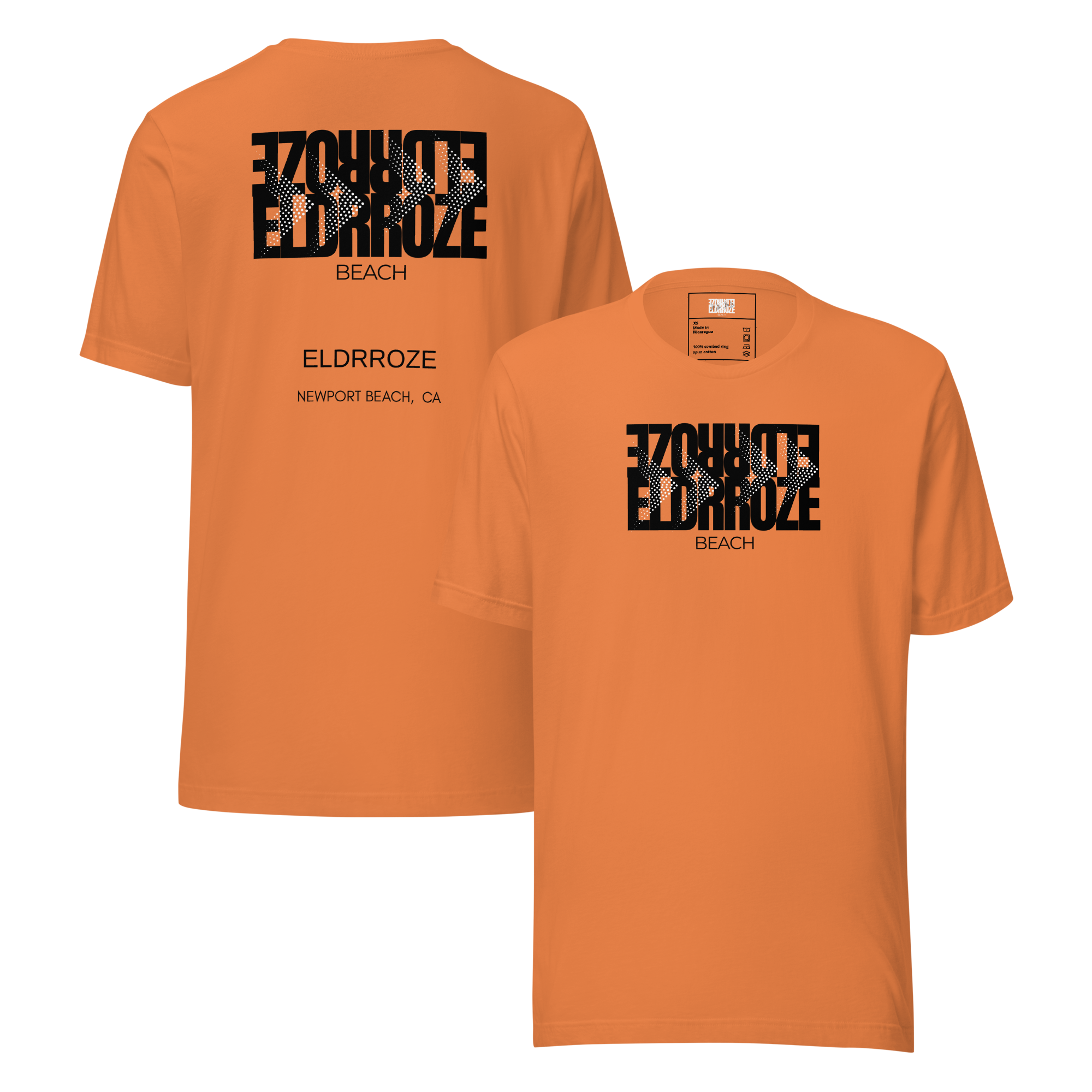 ELDRROZE Staple T Black Logo