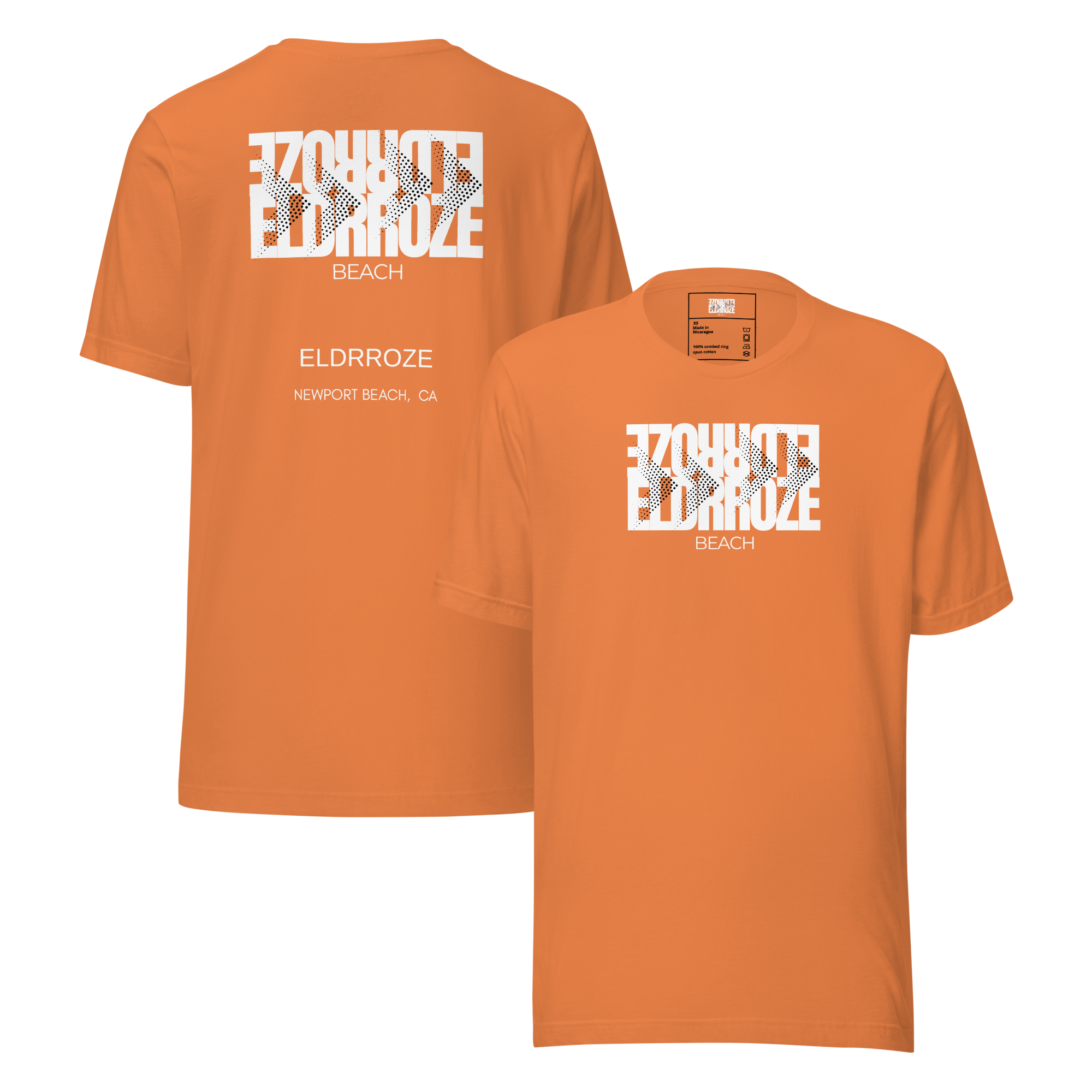 ELDRROZE Staple T White Logo