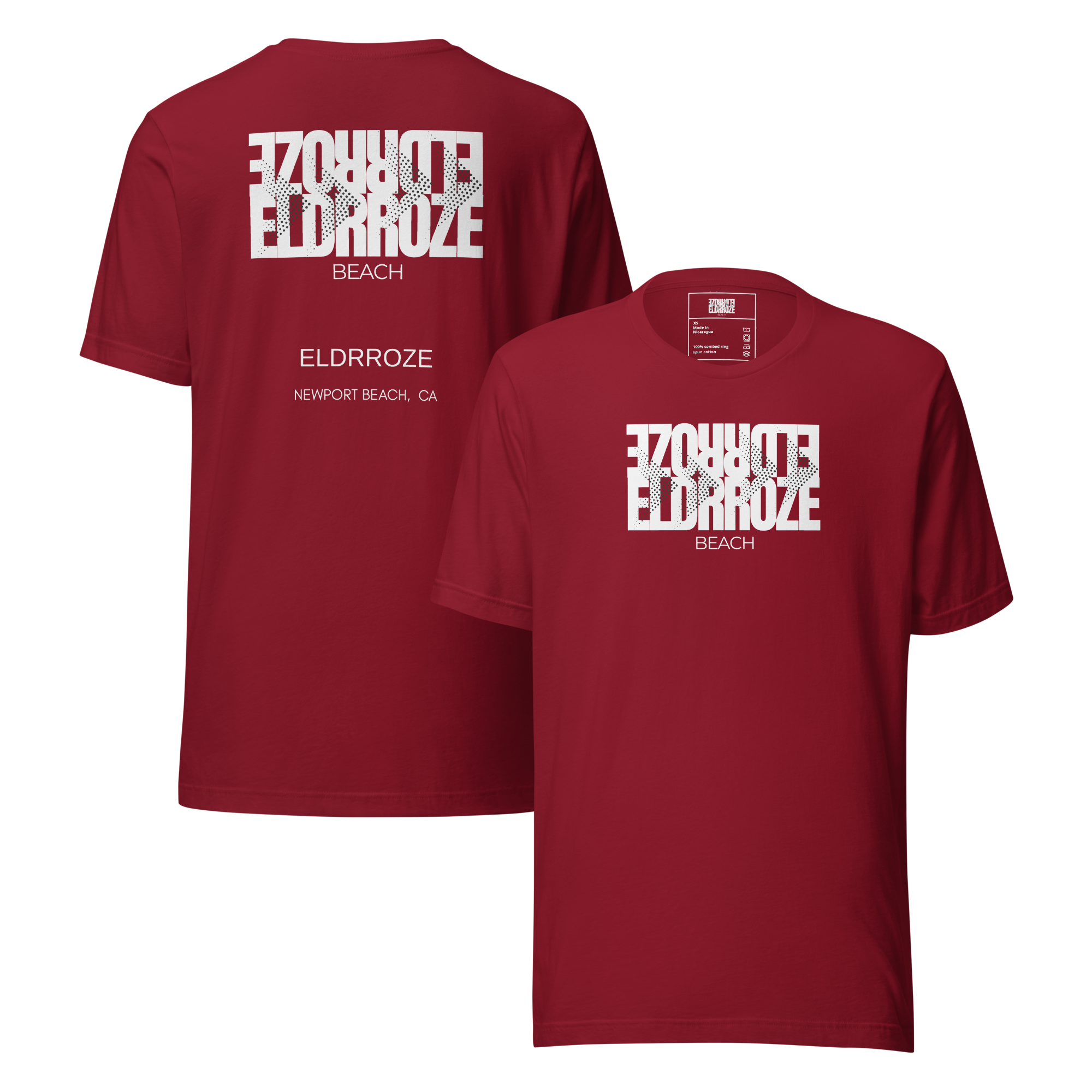 ELDRROZE Staple T White Logo
