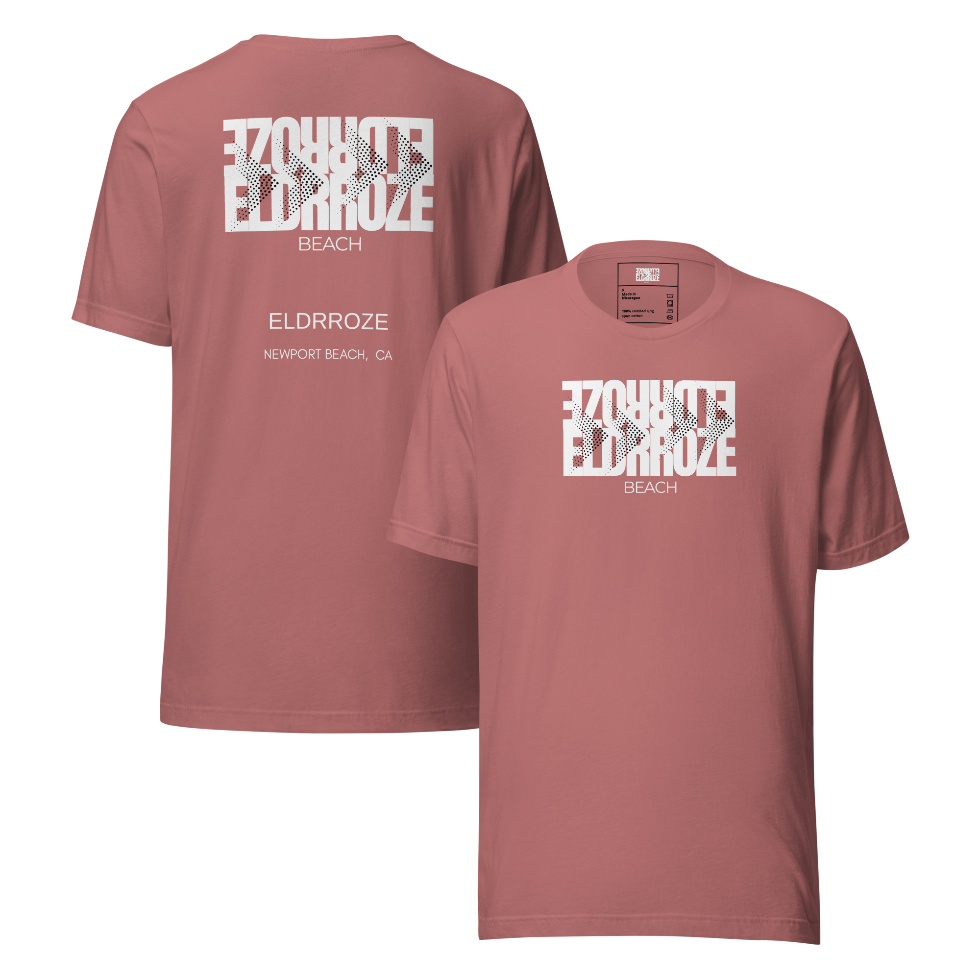 ELDRROZE Staple T White Logo