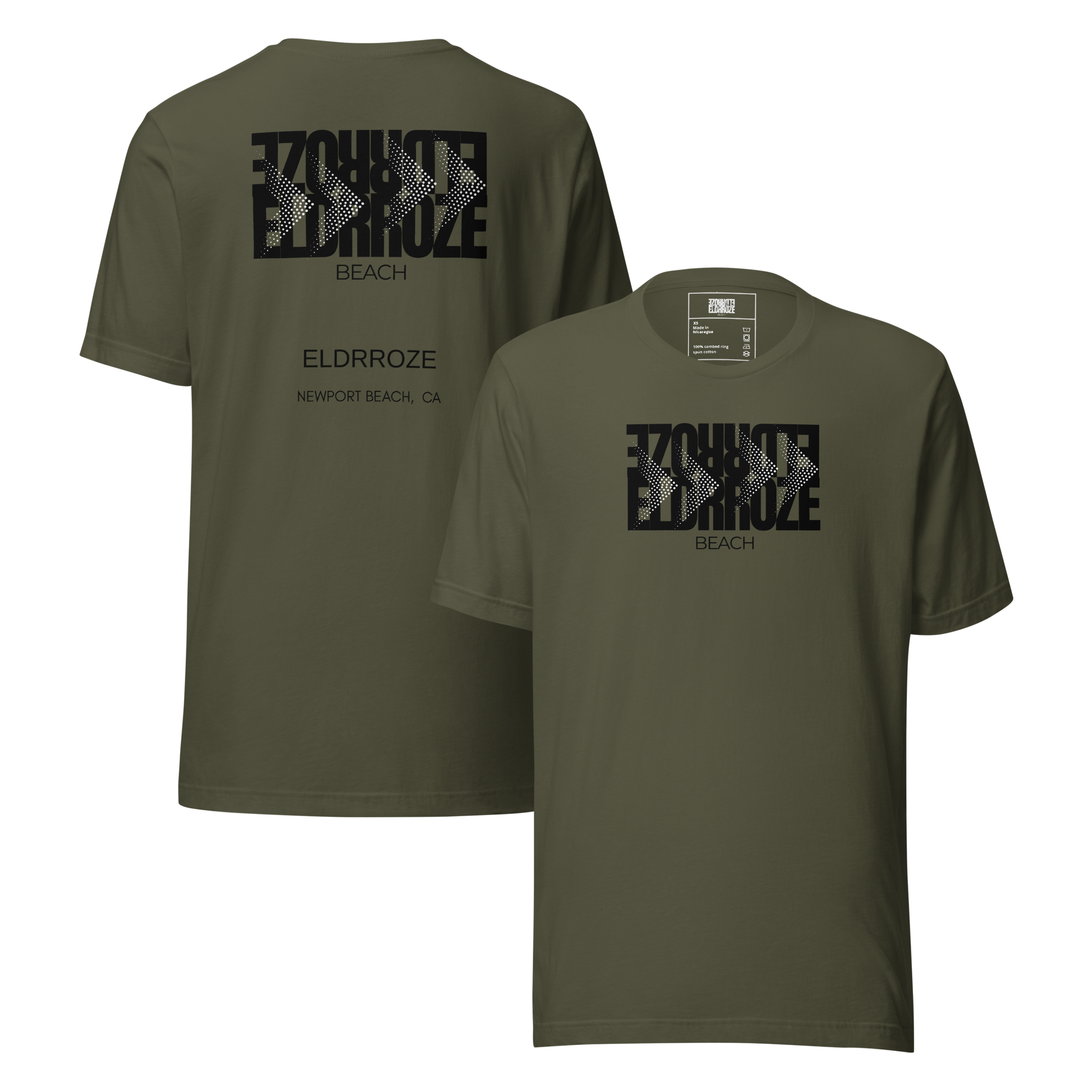 ELDRROZE Staple T Black Logo