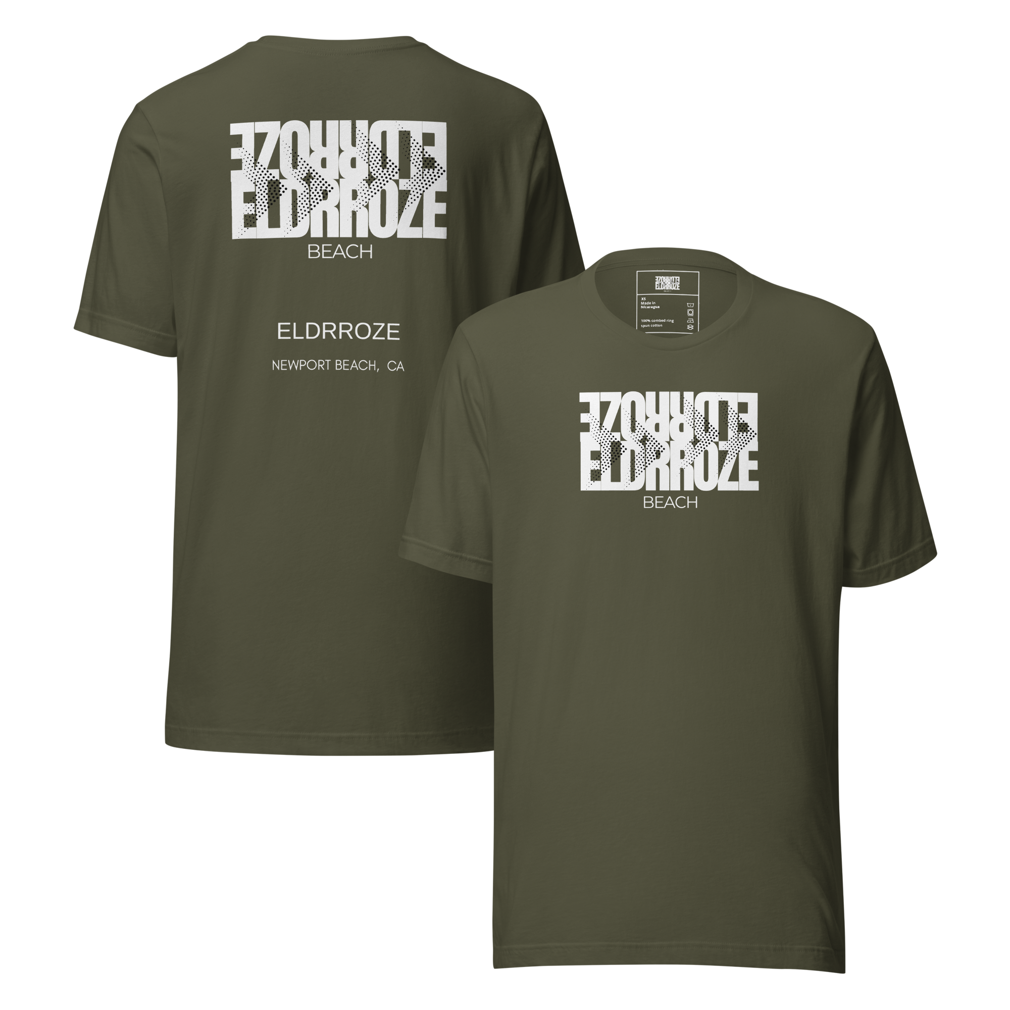 ELDRROZE Staple T White Logo