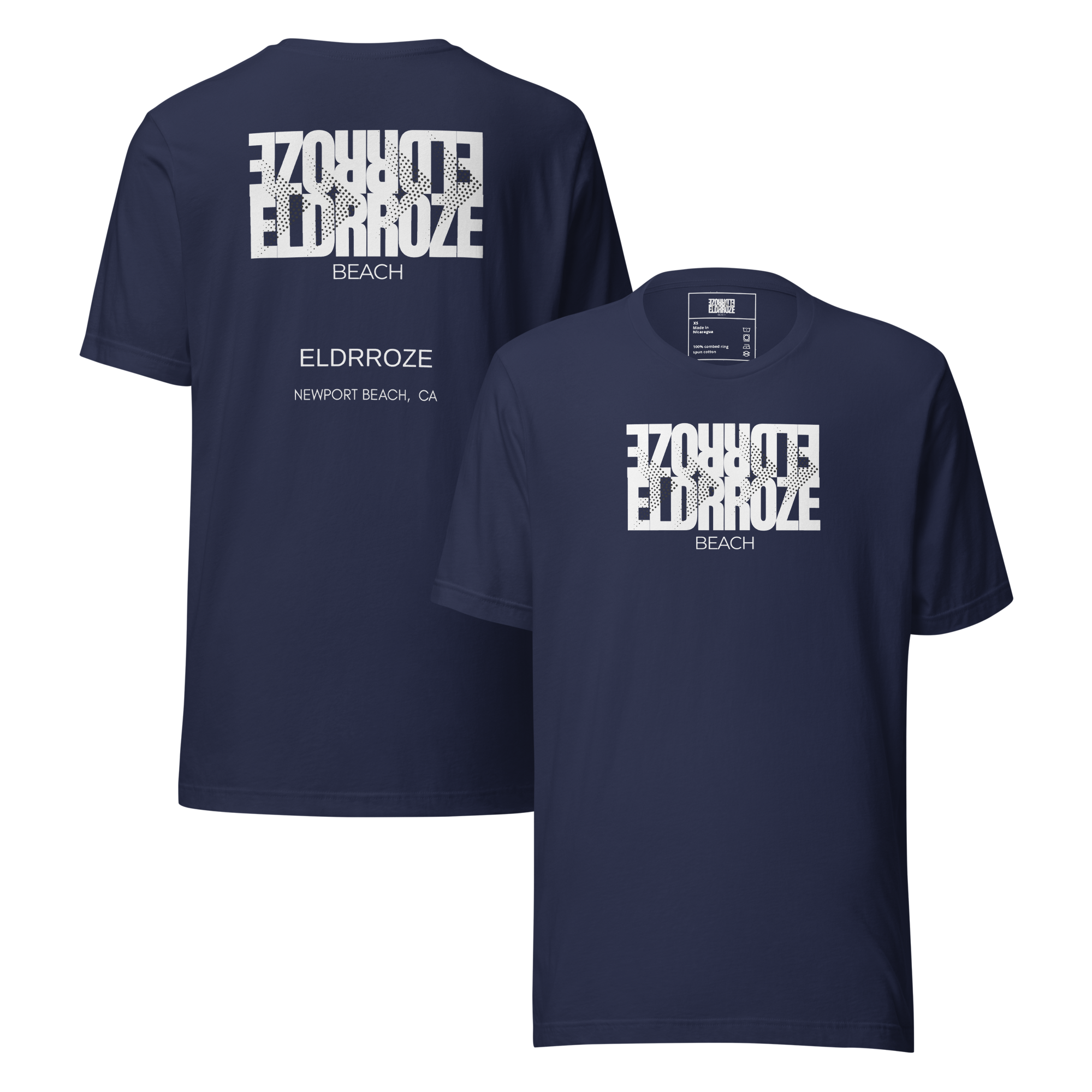 ELDRROZE Staple T White Logo