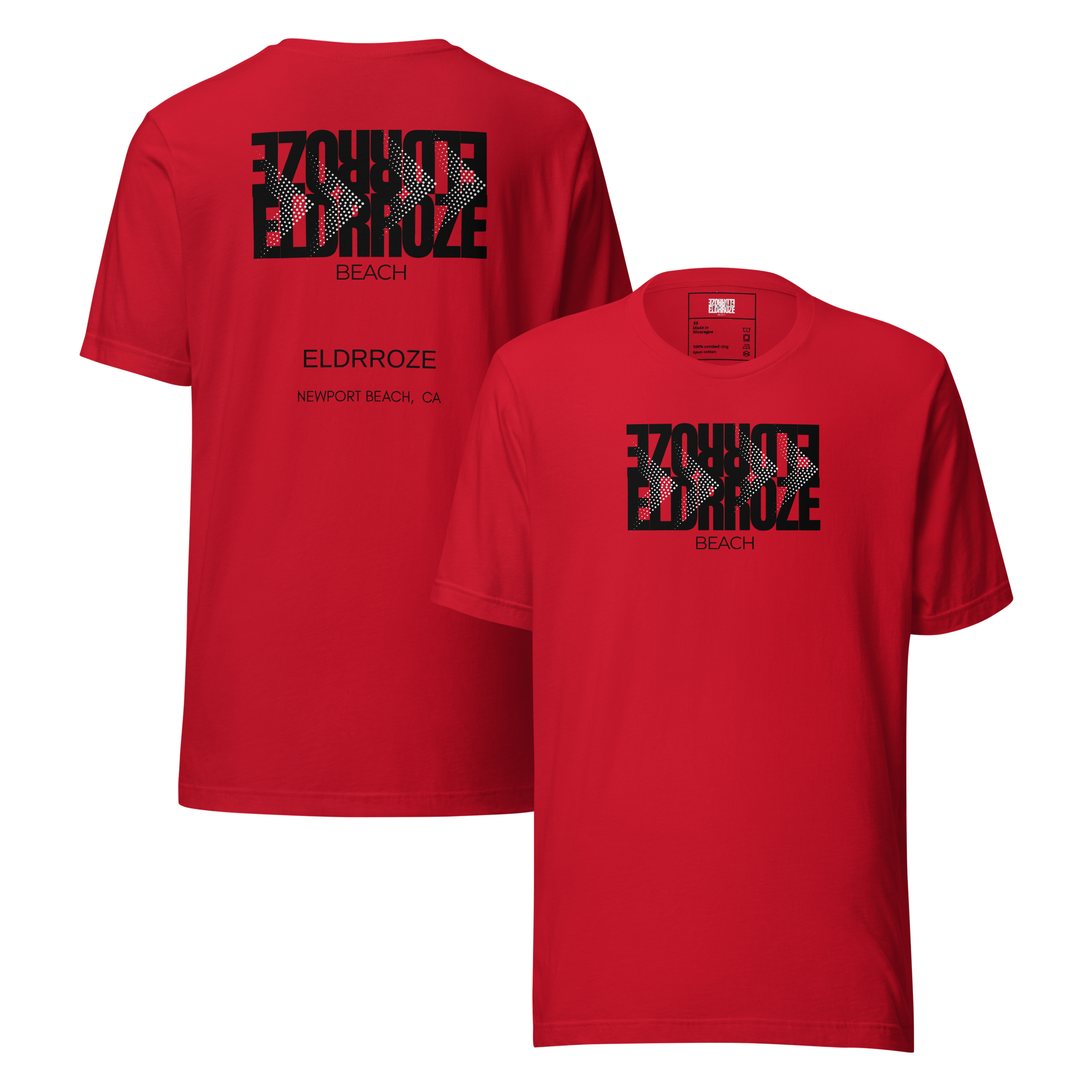ELDRROZE Staple T Black Logo