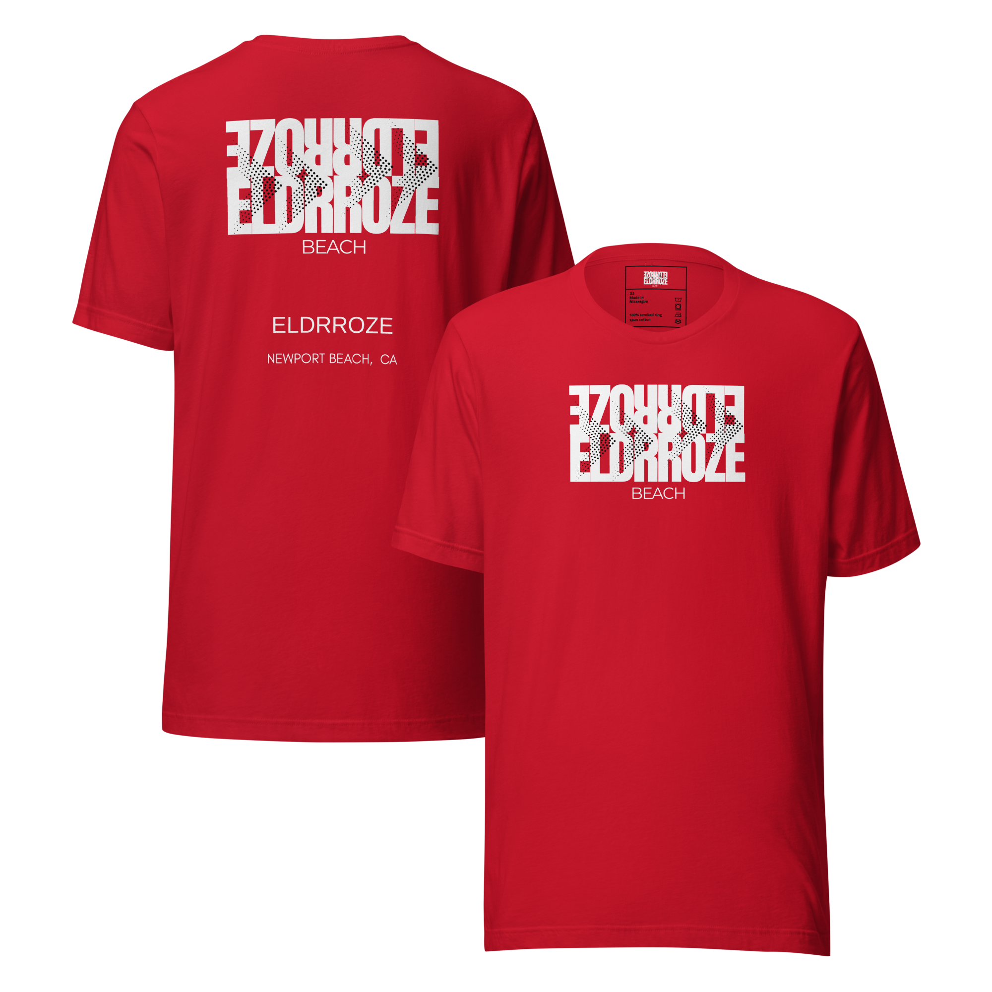 ELDRROZE Staple T White Logo
