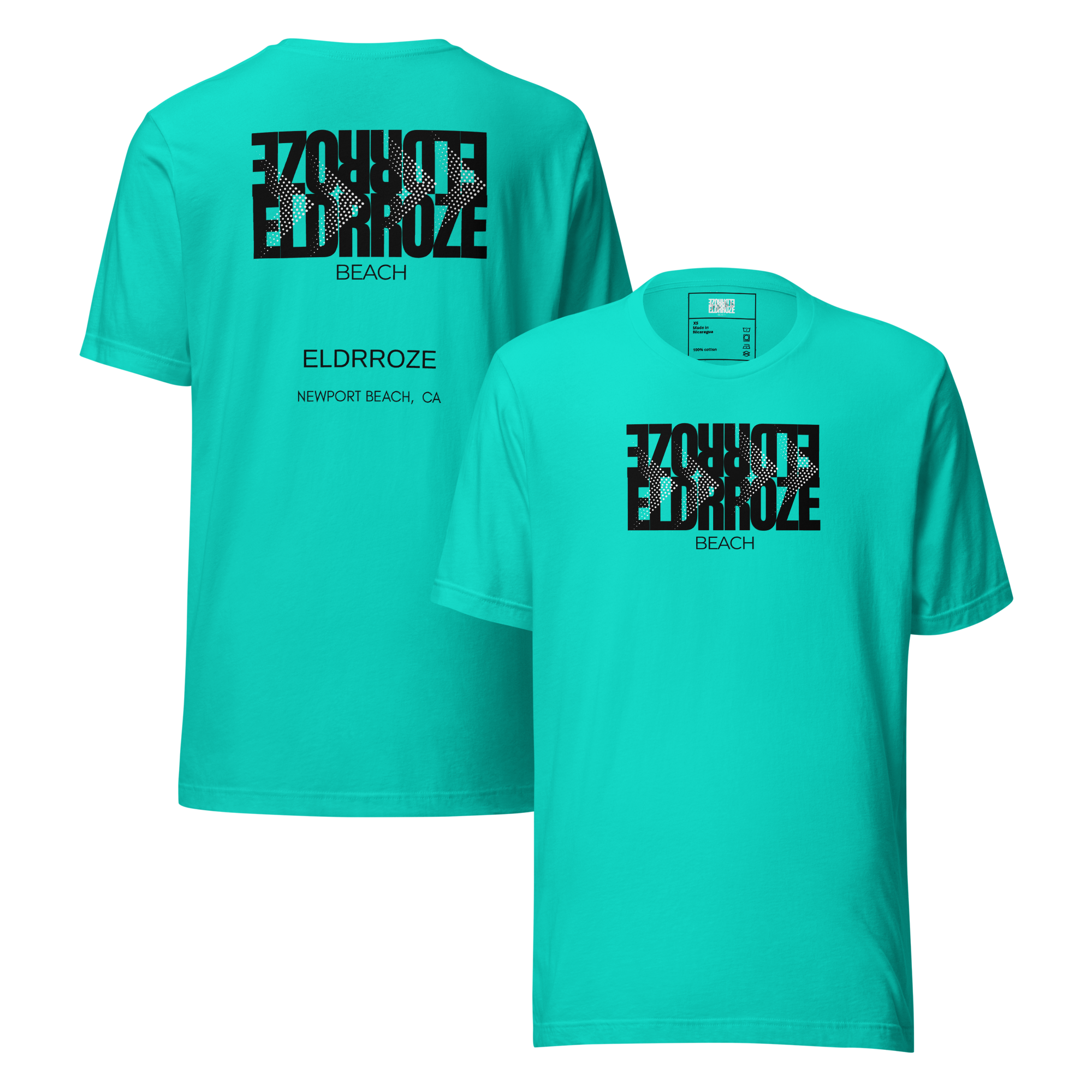 ELDRROZE Staple T Black Logo