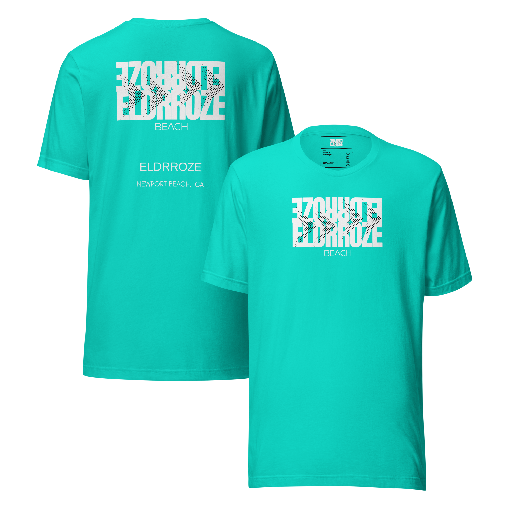 ELDRROZE Staple T White Logo