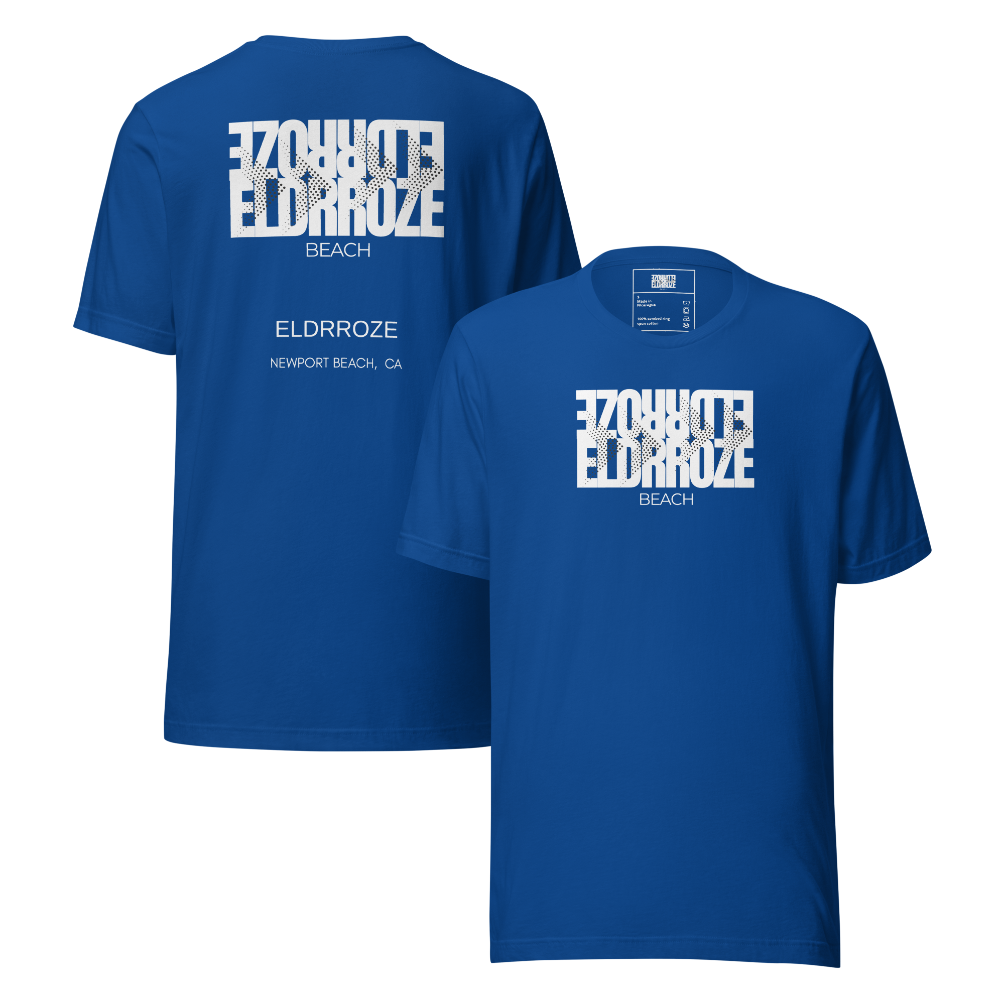 ELDRROZE Staple T White Logo