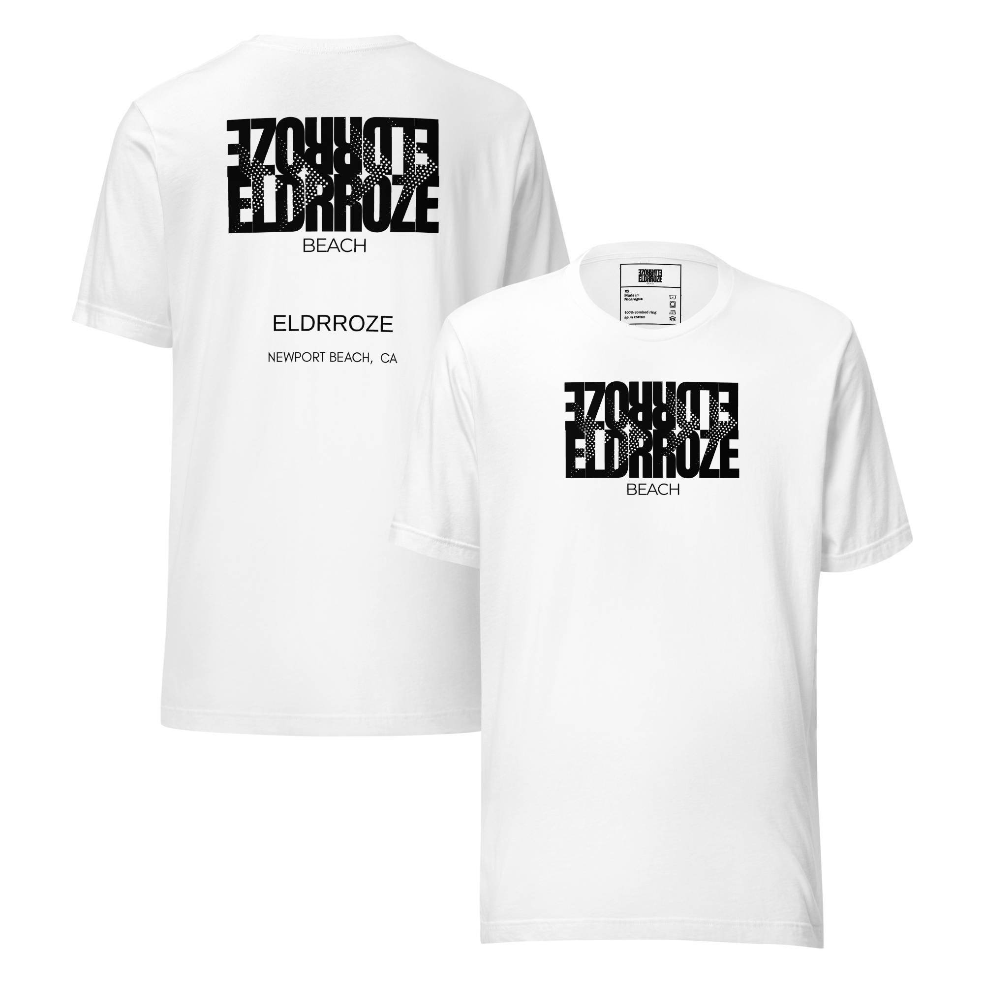 ELDRROZE Staple T Black Logo