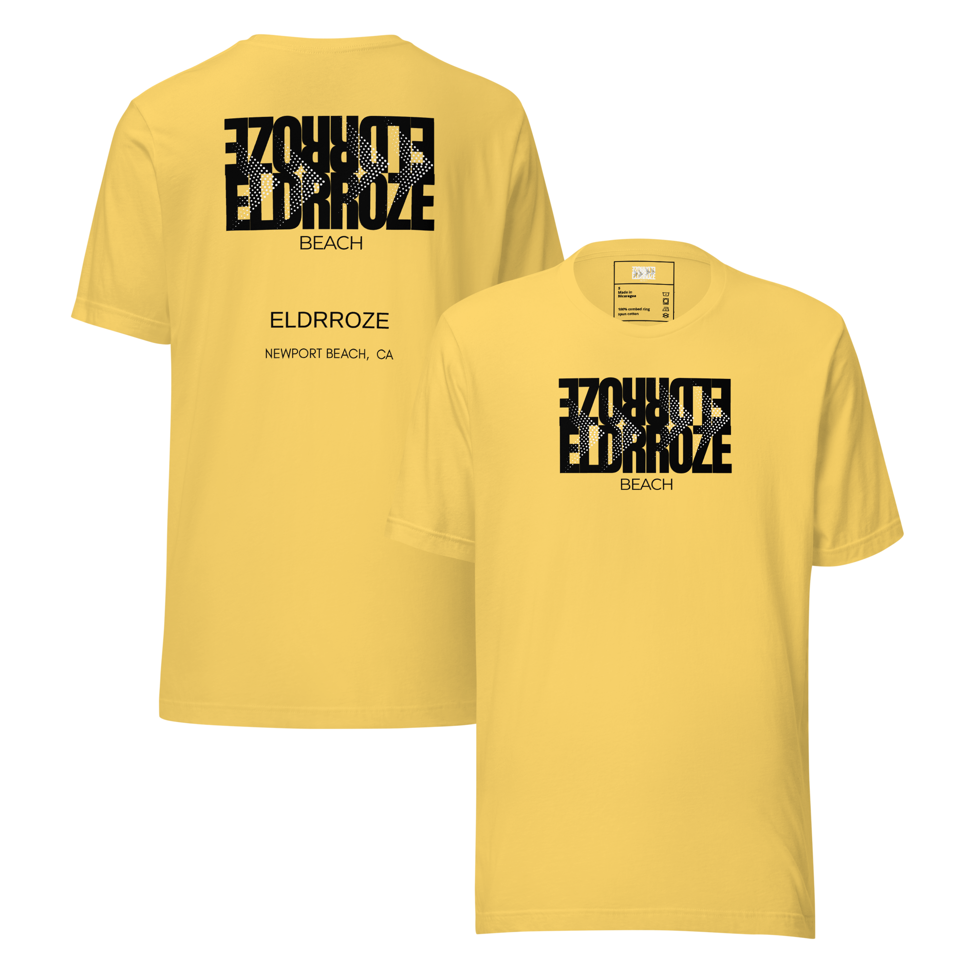 ELDRROZE Staple T Black Logo