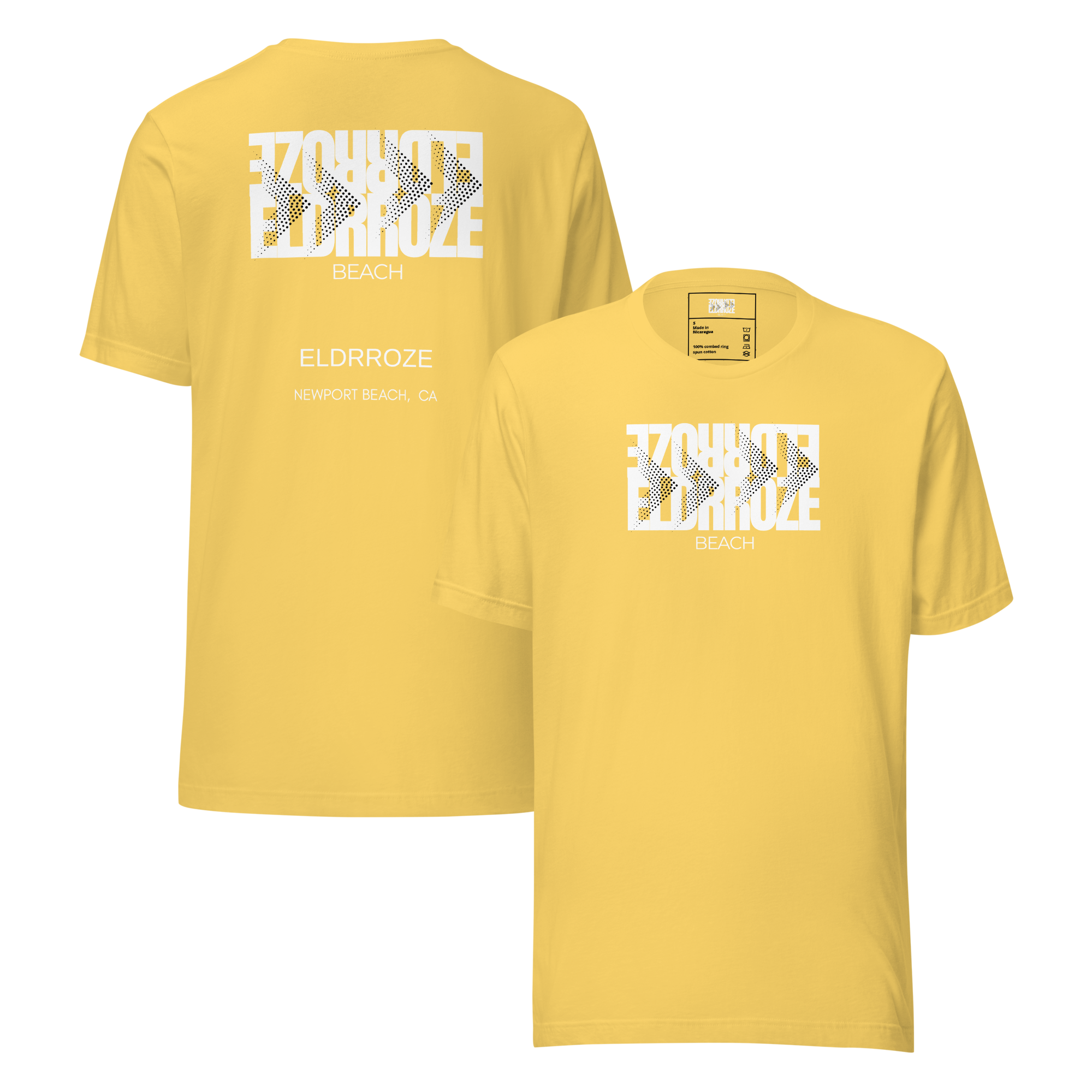ELDRROZE Staple T White Logo