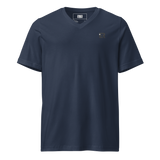 ELDRROZE Short Sleeve V-Neck T Black Logo