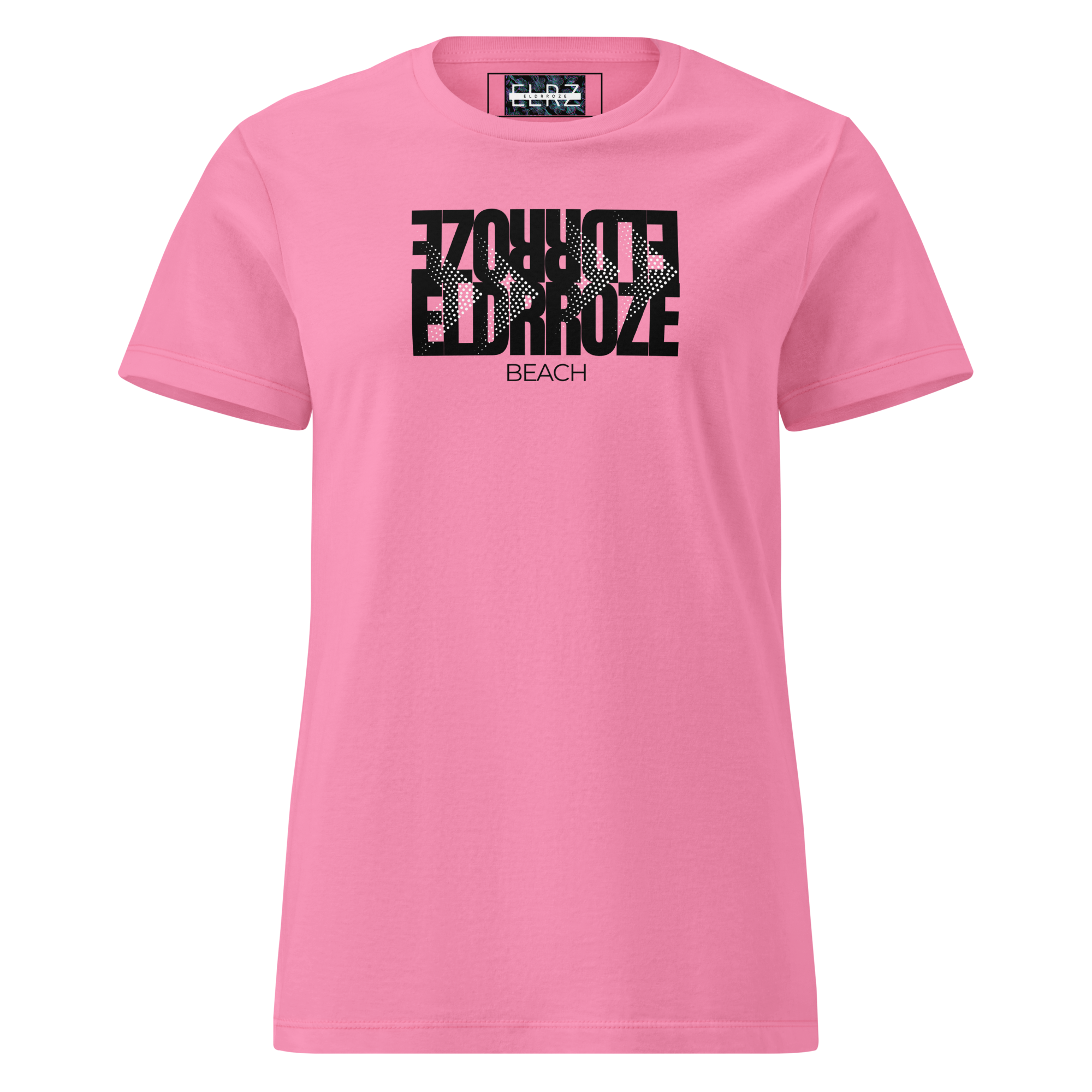 ELDRROZE Women’s Softstyle Staple T Black Logo
