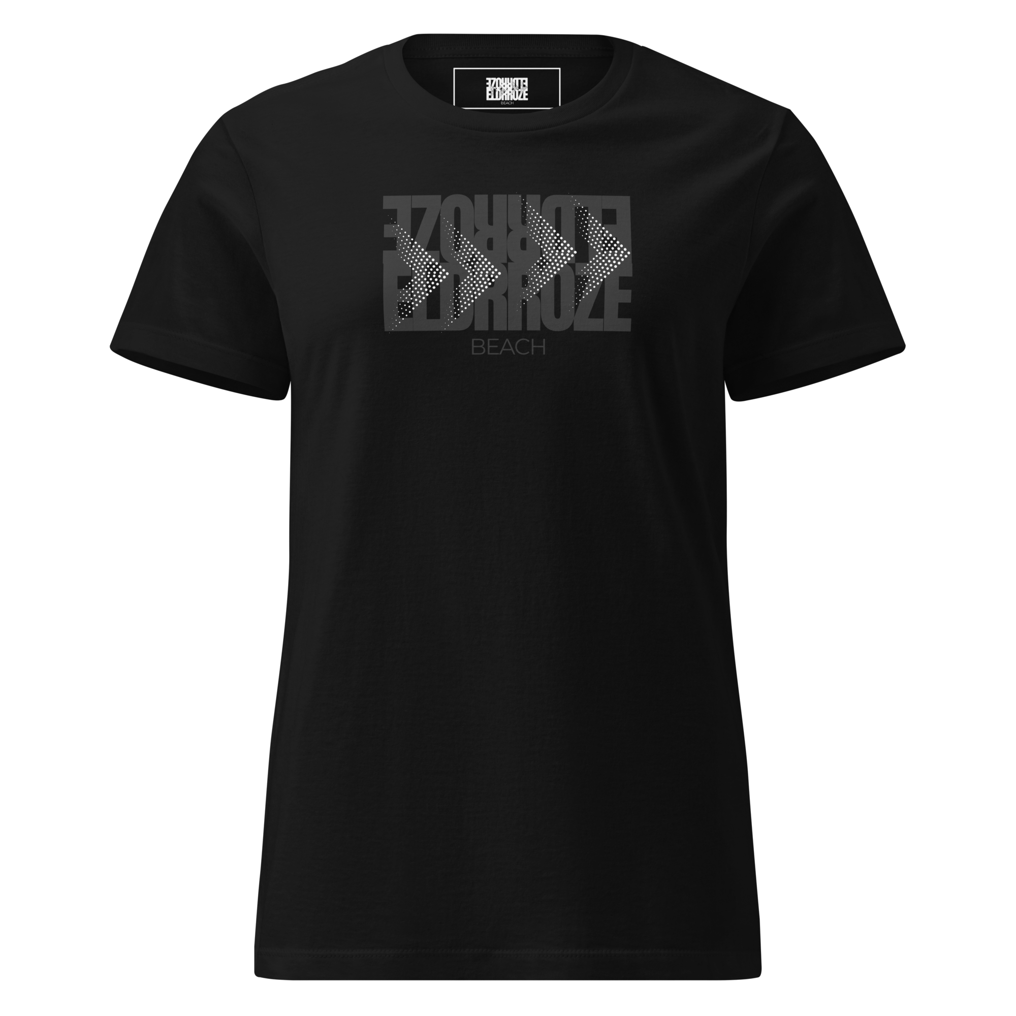 ELDRROZE Women’s Softstyle Staple T Black Logo