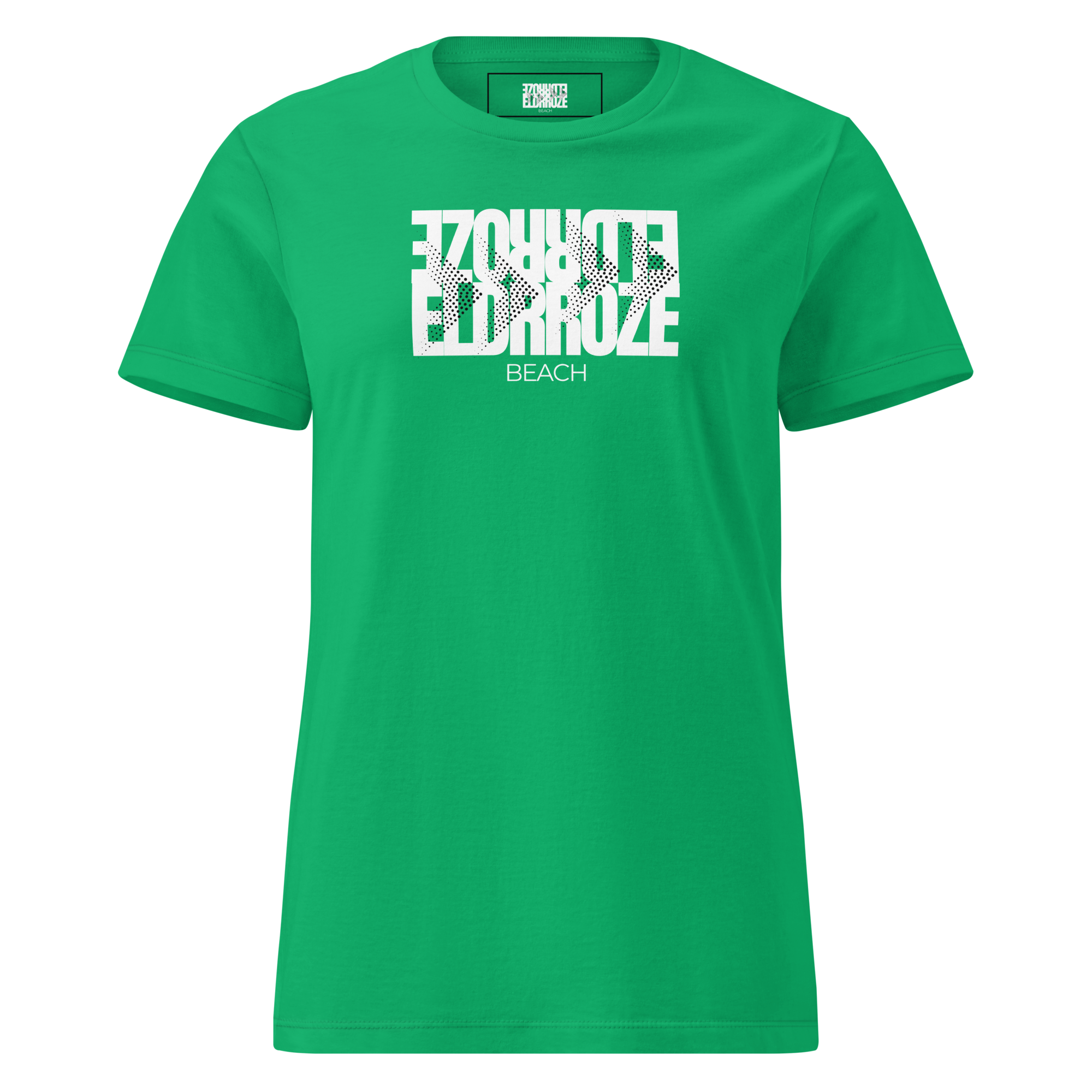ELDRROZE Women’s Softstyle Staple T White Logo