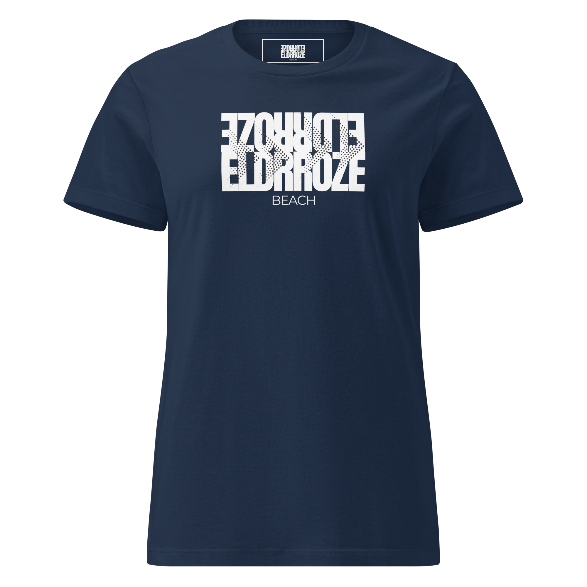 ELDRROZE Women’s Softstyle Staple T White Logo
