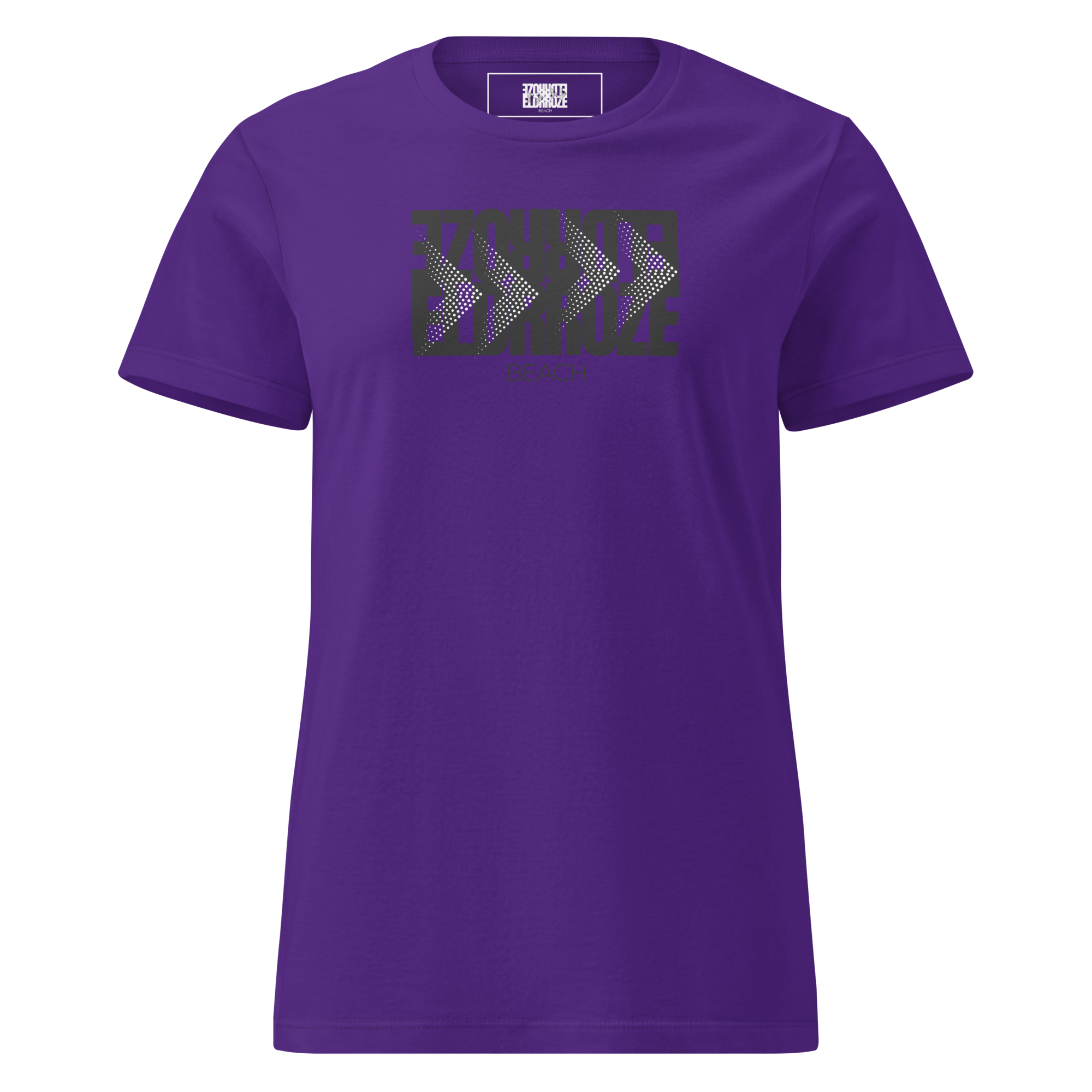 ELDRROZE Women’s Softstyle Staple T Black Logo