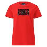ELDRROZE Women’s Softstyle Staple T Black Logo