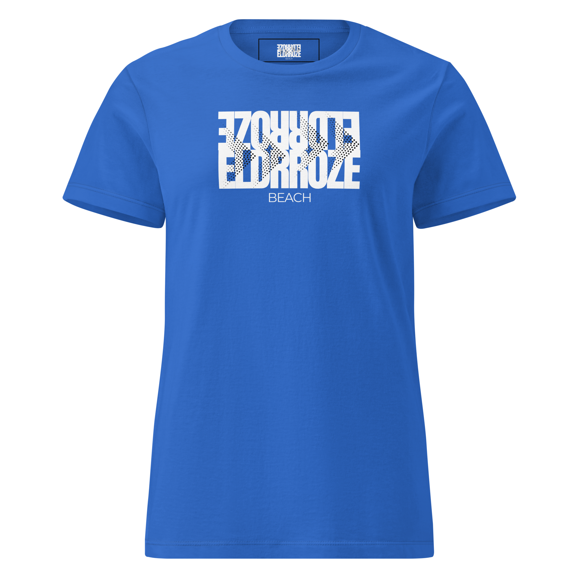 ELDRROZE Women’s Softstyle Staple T White Logo