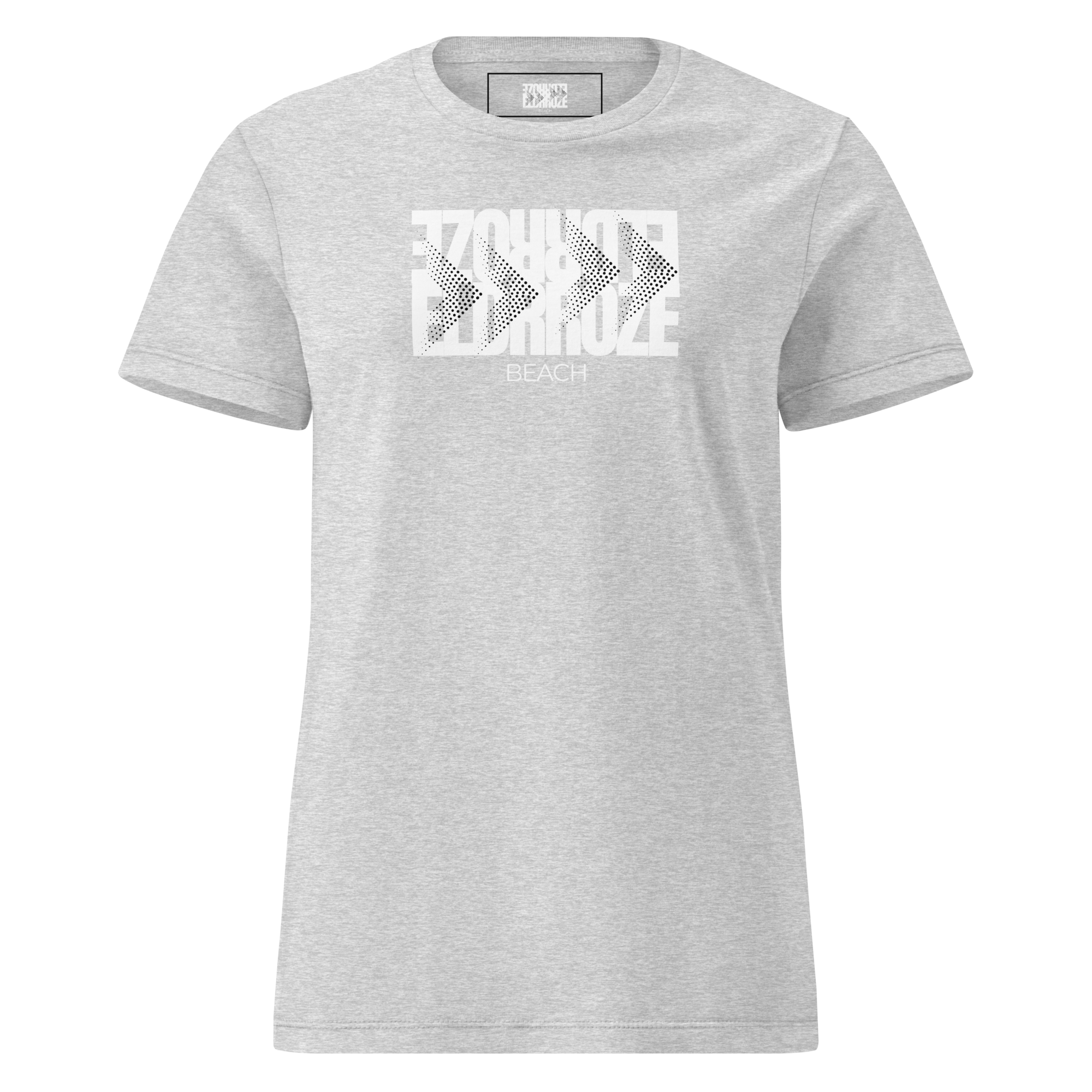 ELDRROZE Women’s Softstyle Staple T White Logo