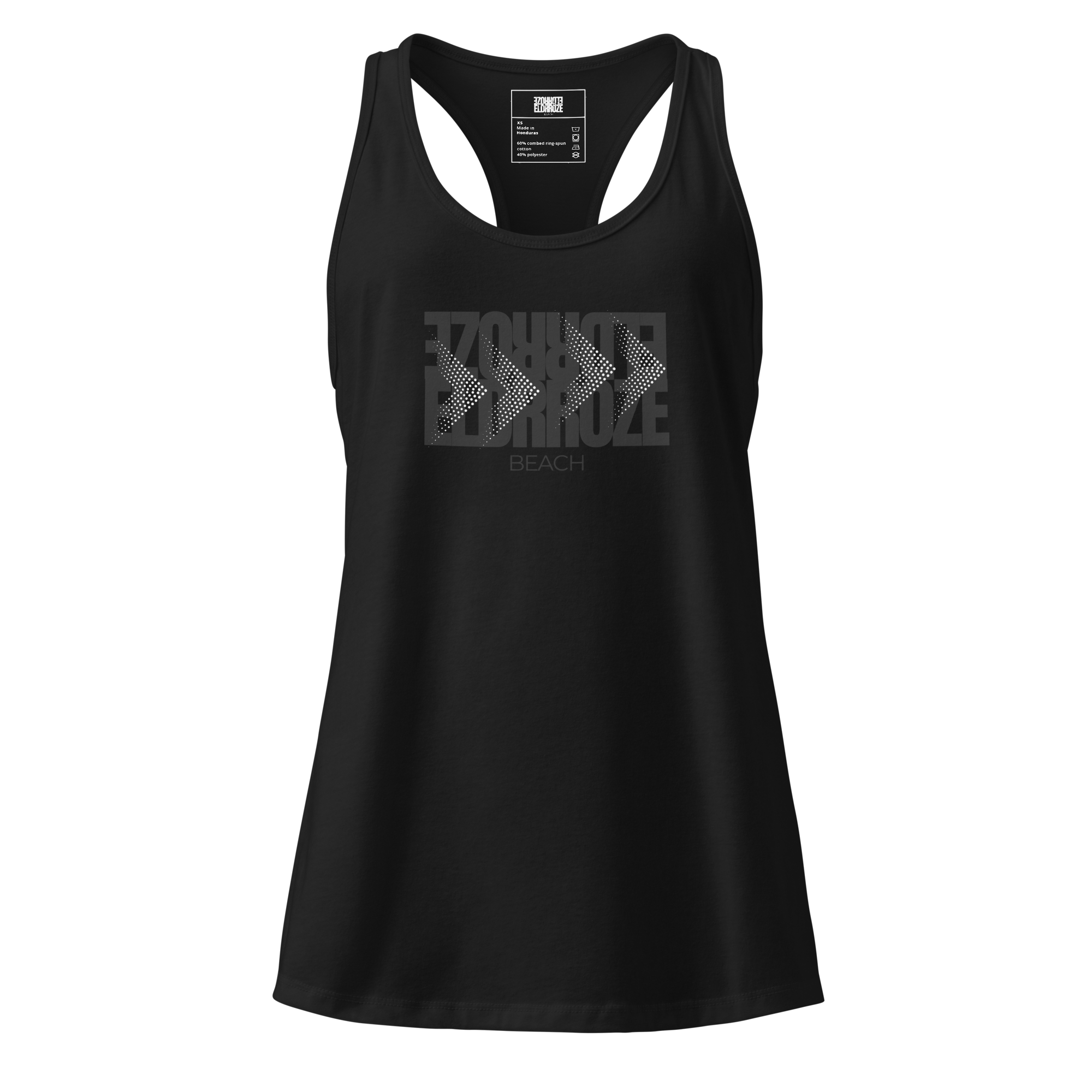 ELDRROZE Women’s Racerback Tank Black Logo