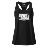 ELDRROZE Women’s Racerback Tank White Logo