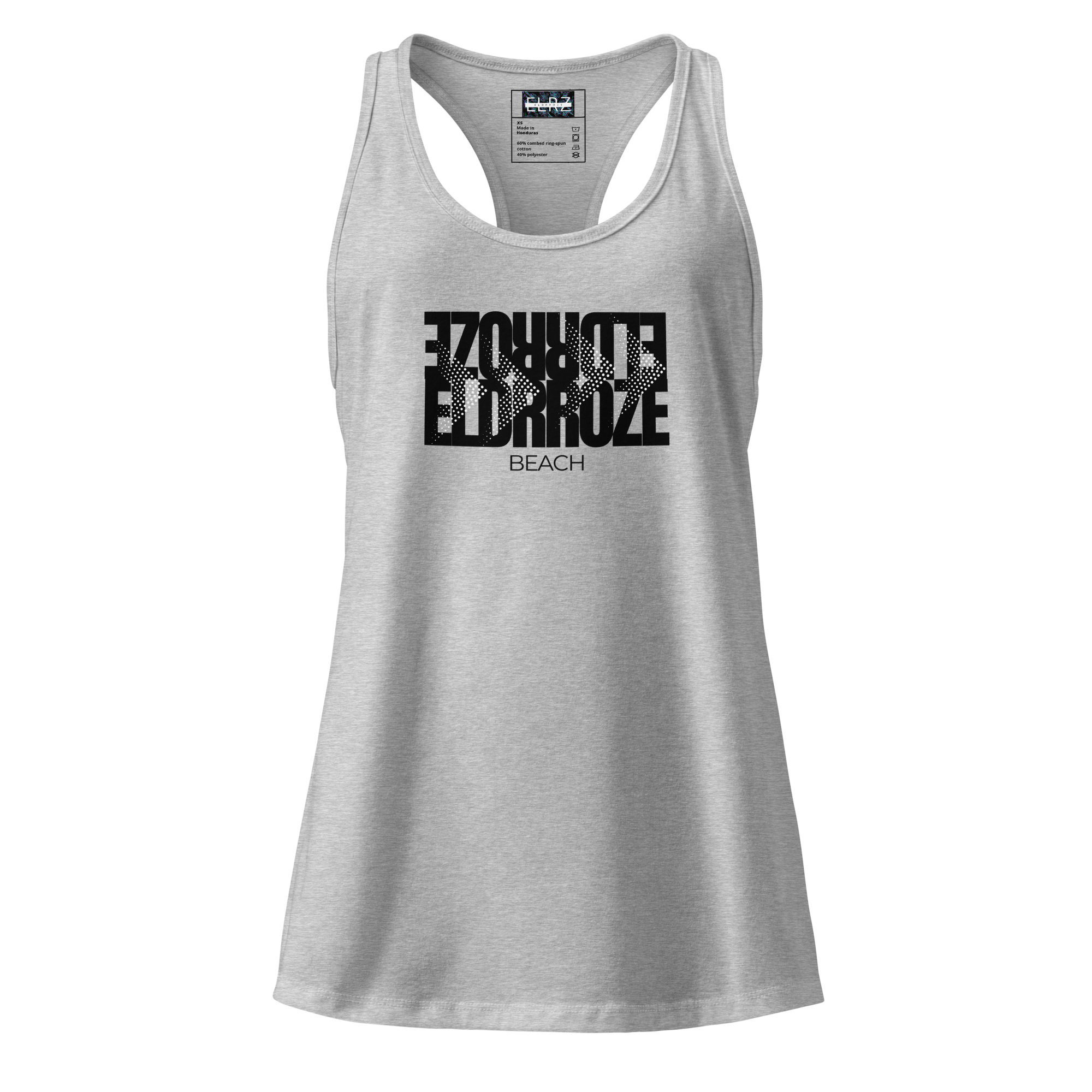 ELDRROZE Women’s Racerback Tank Black Logo