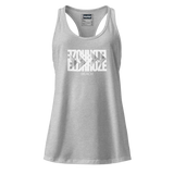 ELDRROZE Women’s Racerback Tank White Logo