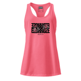 ELDRROZE Women’s Racerback Tank Black Logo