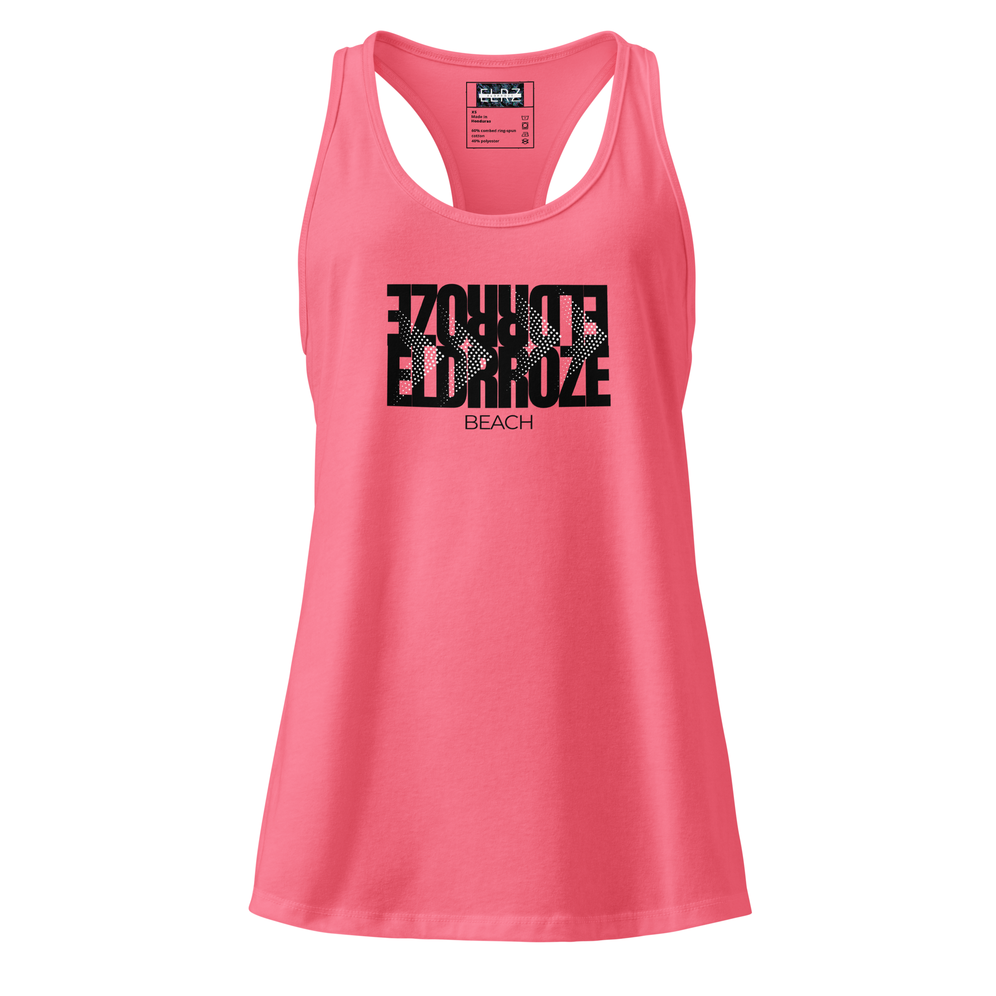 ELDRROZE Women’s Racerback Tank Black Logo