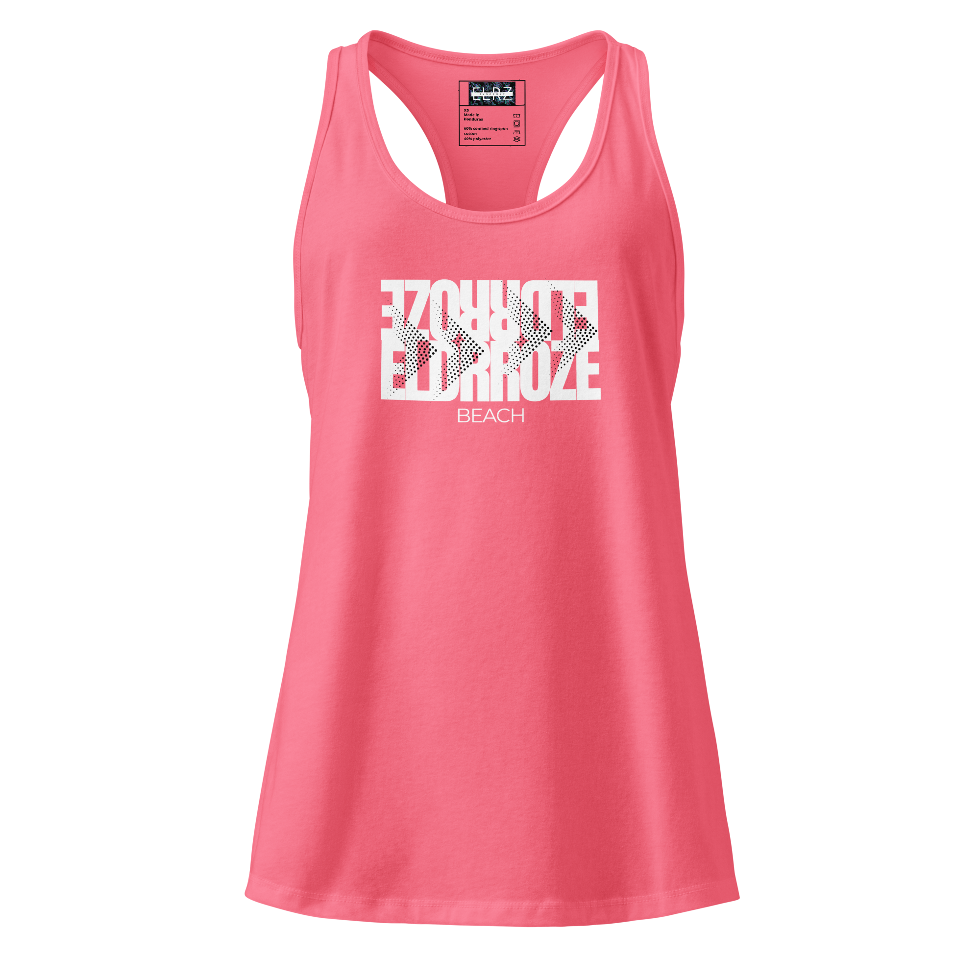 ELDRROZE Women’s Racerback Tank White Logo