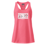ELDRROZE Women’s Racerback Tank White Logo