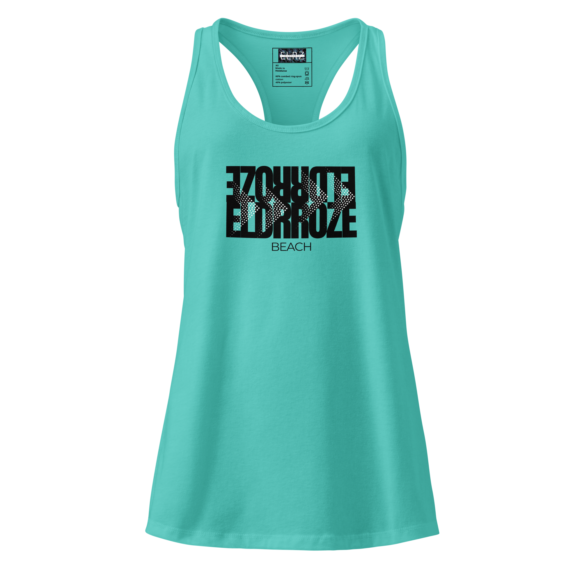 ELDRROZE Women’s Racerback Tank Black Logo