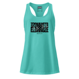 ELDRROZE Women’s Racerback Tank Black Logo